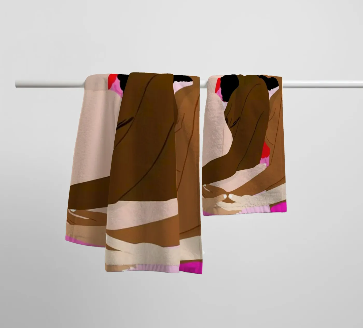 Unity badhanddoek van Céleste Wallaert