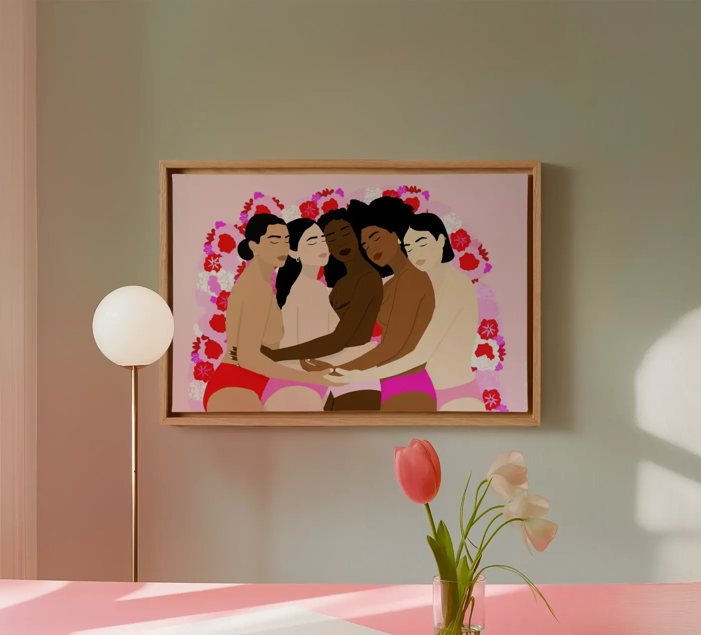 Unity Leinwand von Céleste Wallaert