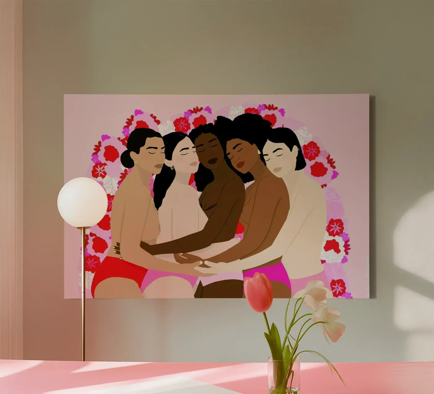 Unity Leinwand von Céleste Wallaert