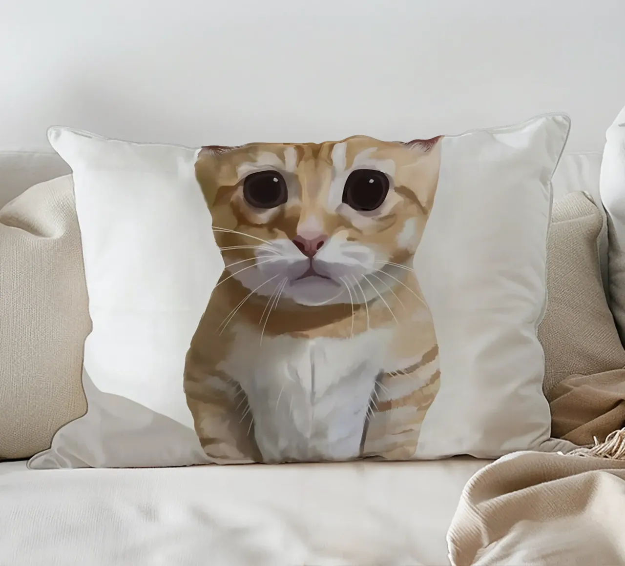 gatto gattino in piedi animale domestico cuscino da Paul Vasquez