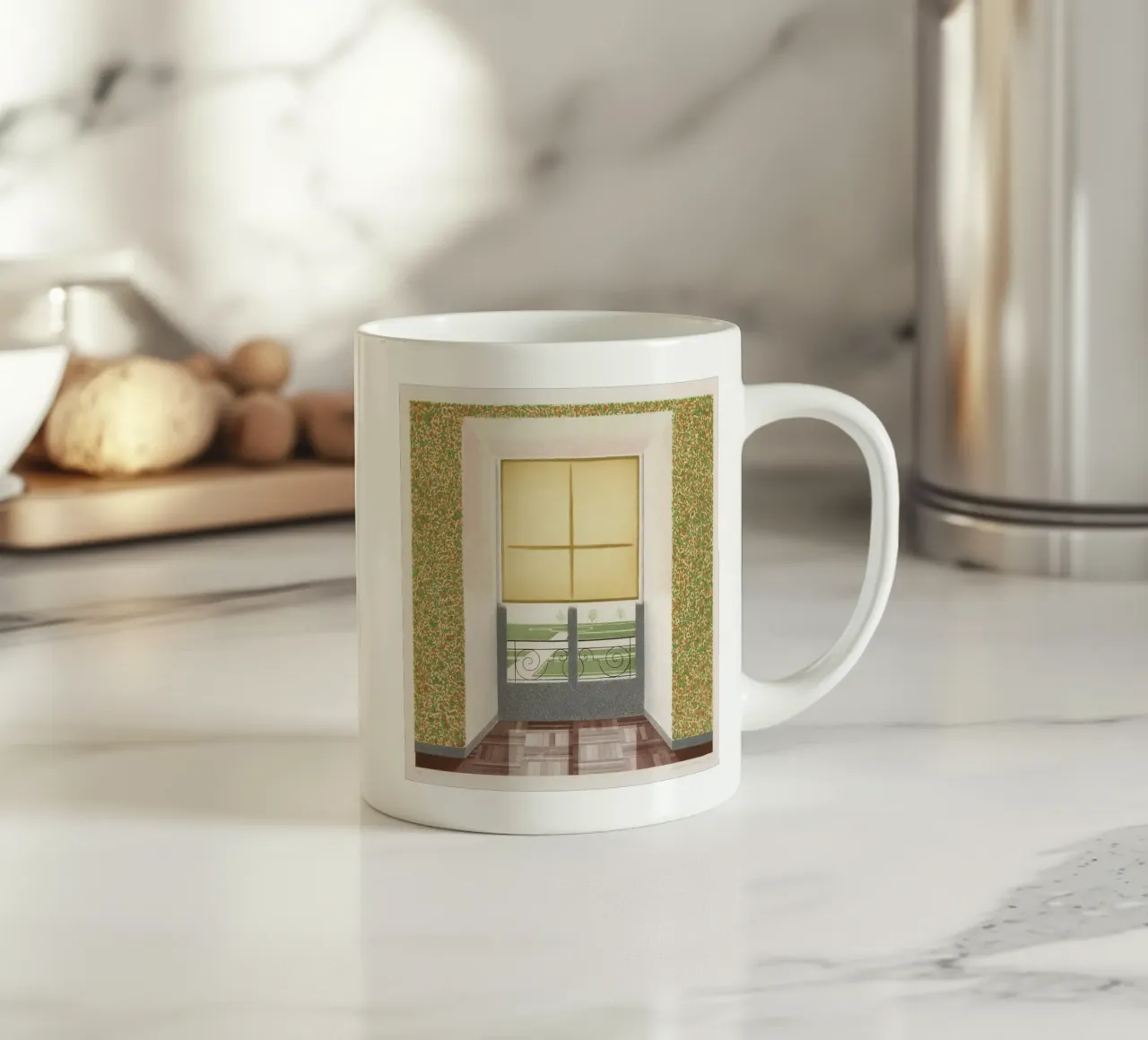 Contrejour in stile francese acquaforte tazza in ceramica da khanrosie