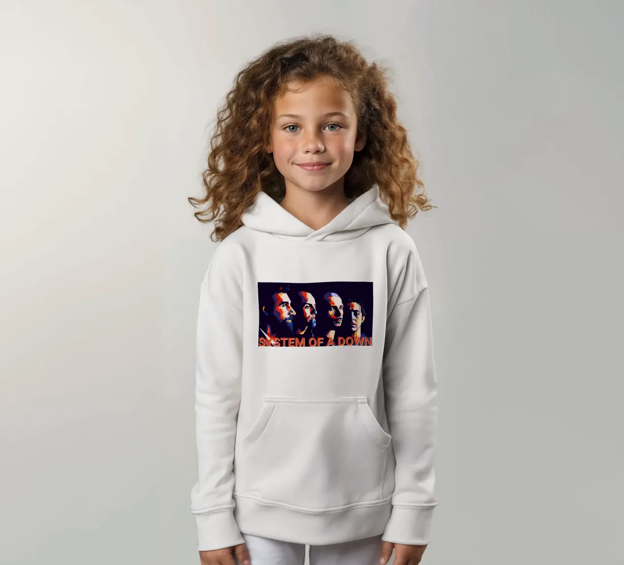 Le groupe SYSTEM OF A DOWN sweat à capuche enfant de Hantamrata