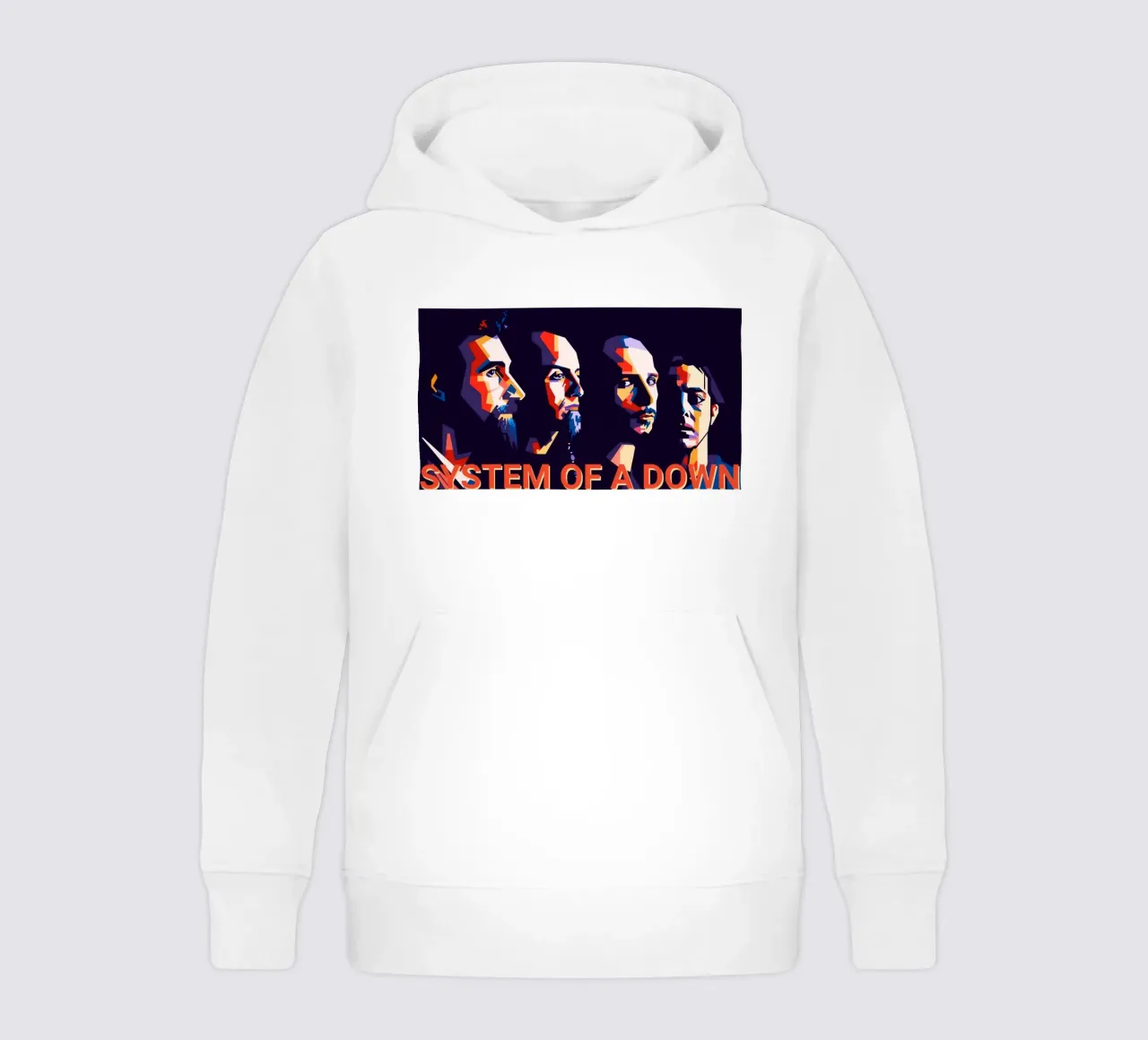 Le groupe SYSTEM OF A DOWN sweat à capuche enfant de Hantamrata