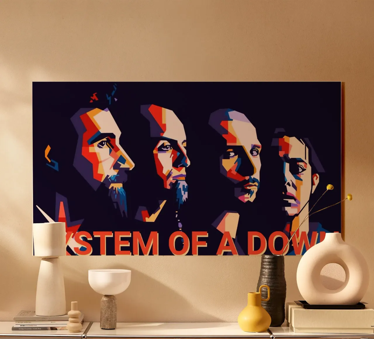 Banda SYSTEM OF A DOWN metacrilato de Hantamrata