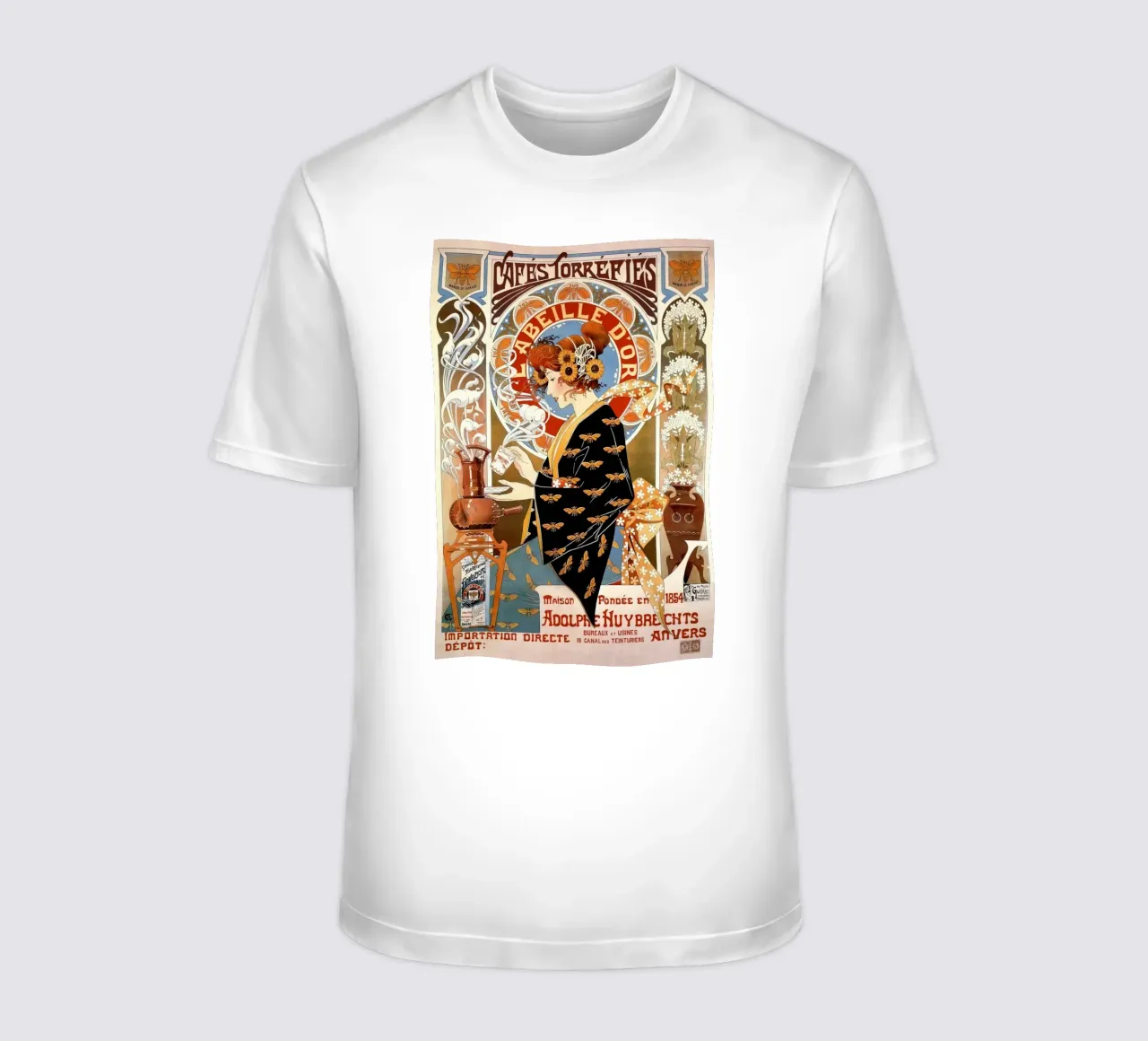 Acquistare caffè francese Pubblicità Caffè Torrefies Vintage t-shirt da Aaronshop
