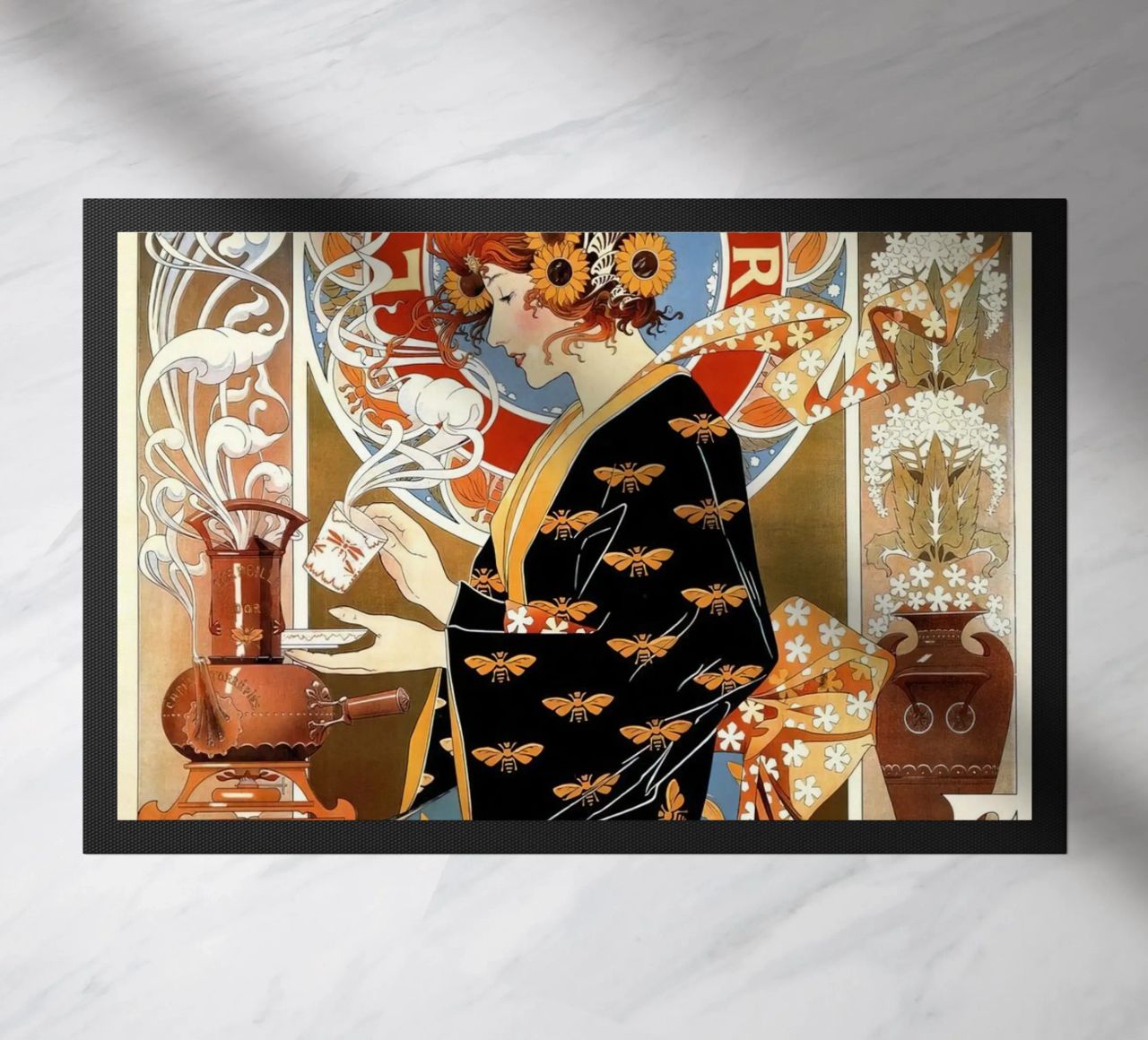 Acquistare caffè francese Pubblicità Caffè Torrefies Vintage zerbino da Aaronshop
