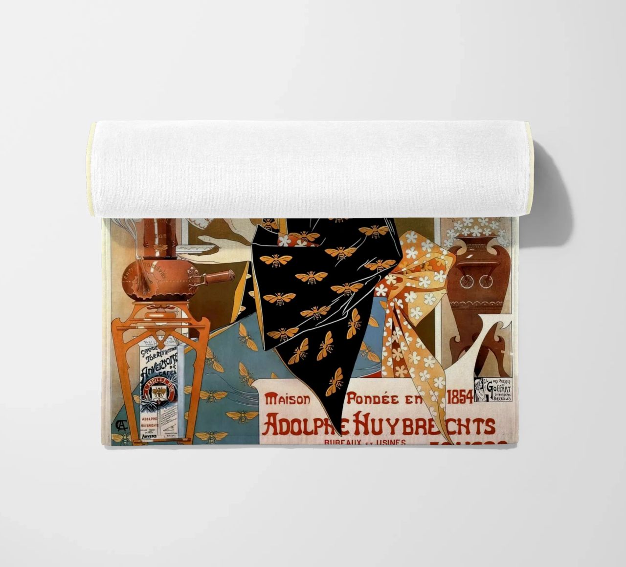 Acquistare caffè francese Pubblicità Caffè Torrefies Vintage telo mare da Aaronshop