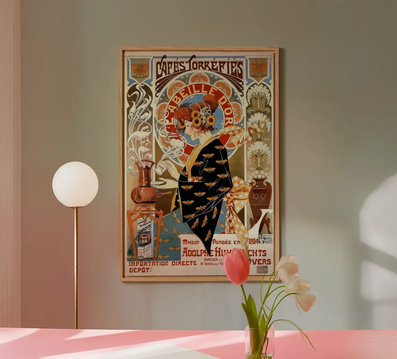 Acquistare caffè francese Pubblicità Caffè Torrefies Vintage alluminio dibond da Aaronshop