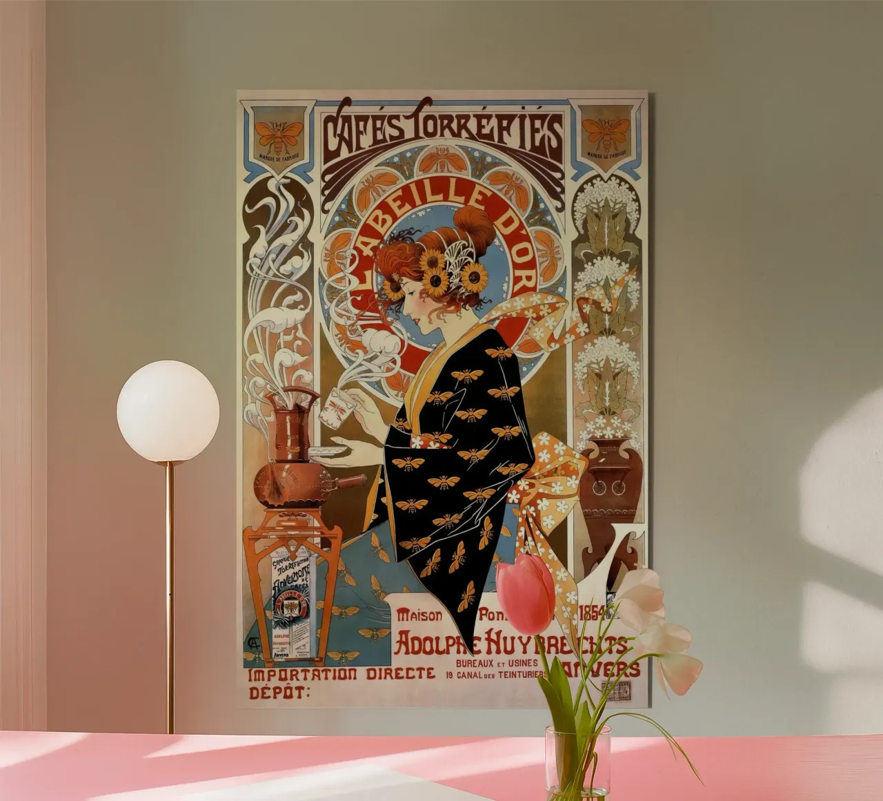 Acquistare caffè francese Pubblicità Caffè Torrefies Vintage alluminio dibond da Aaronshop