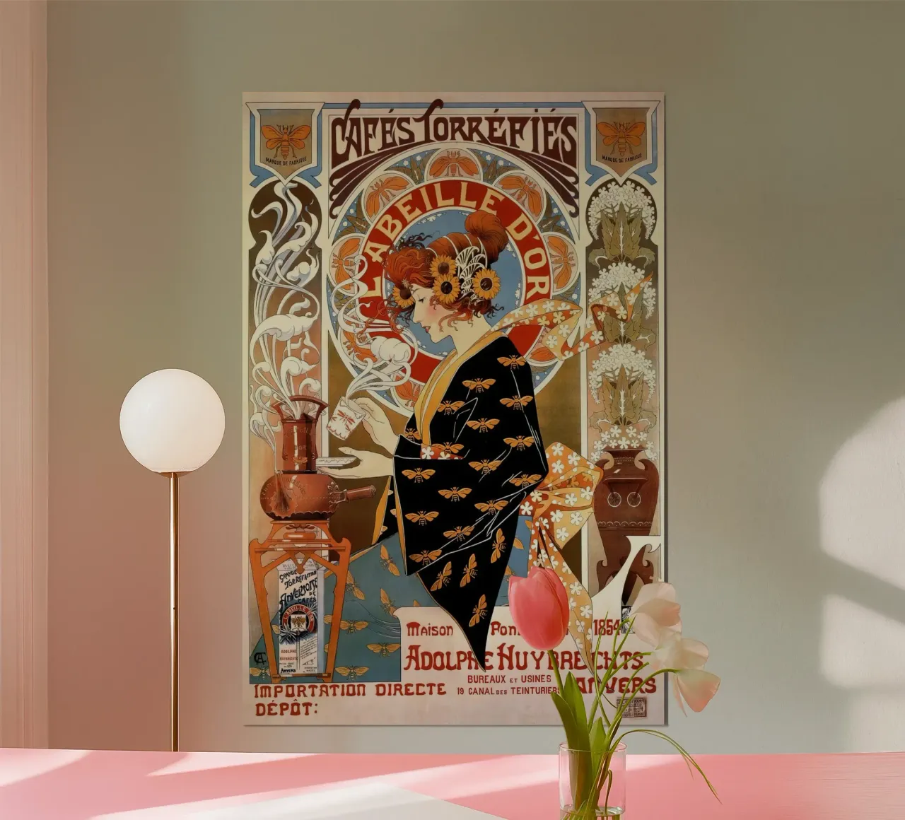 Acquistare caffè francese Pubblicità Caffè Torrefies Vintage carta hahnemühle da Aaronshop