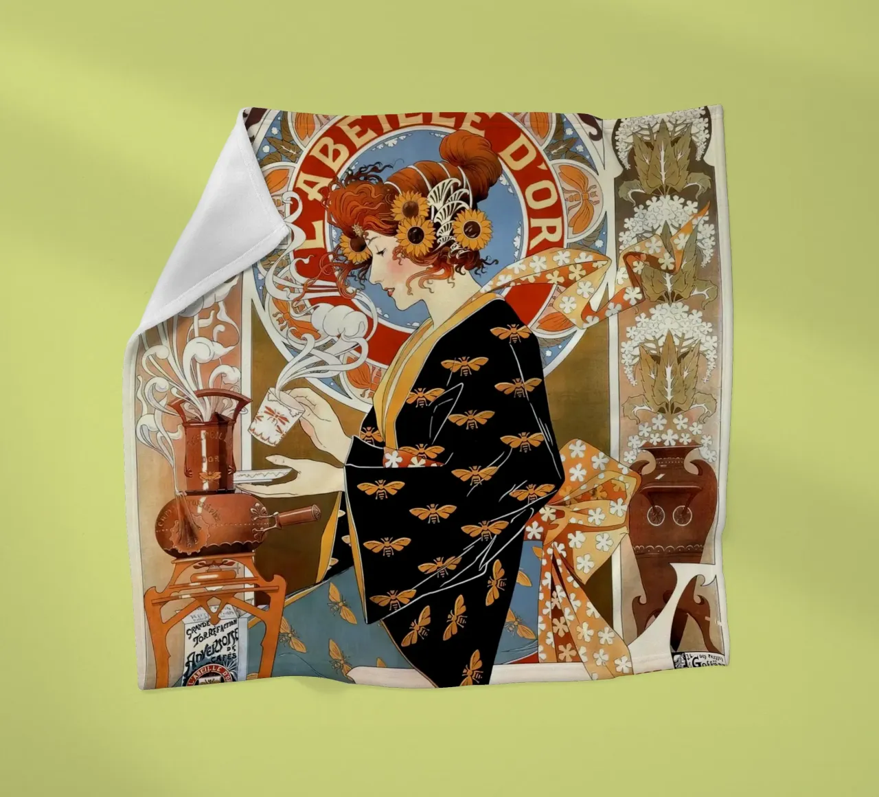 Acquistare caffè francese Pubblicità Caffè Torrefies Vintage coperta in pile da Aaronshop
