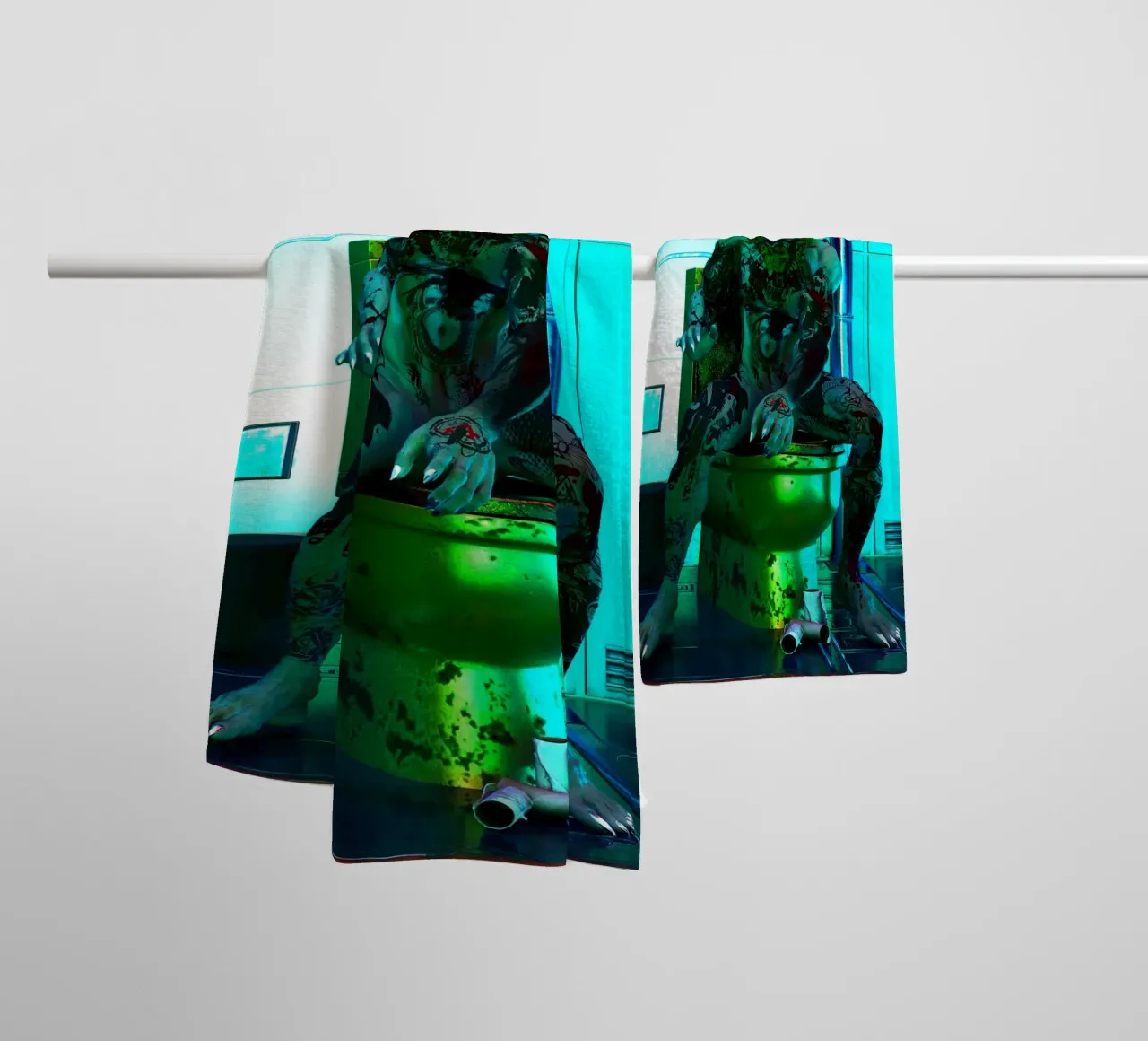 Mike Mac Midas Jaeger - Re dei negazionisti asciugamano da bagno da the-witcher
