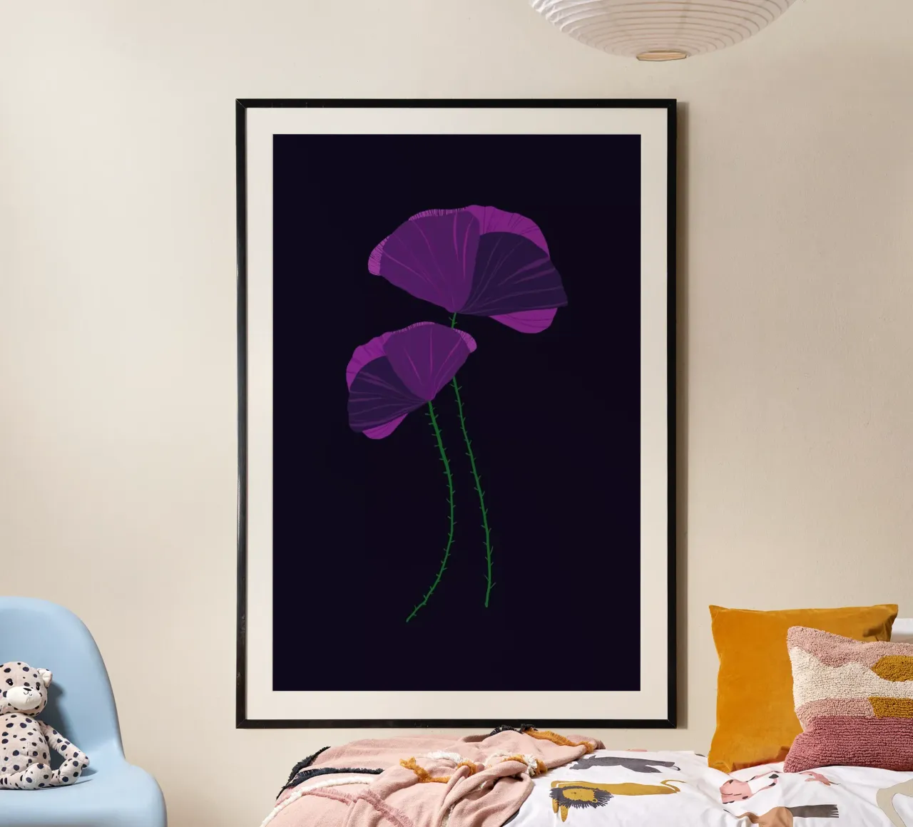 Purple Wildflower poster da Pure