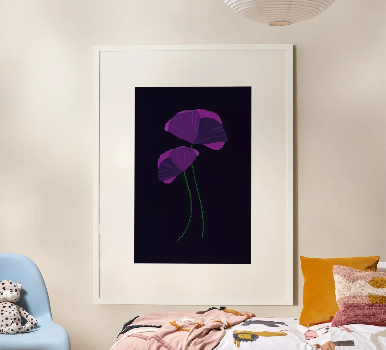 Purple Wildflower poster da Pure