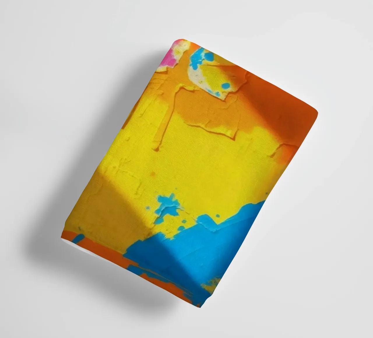 Bold abstract painting featuring vibrant colors in a dynamic towel by DesignDoodle
