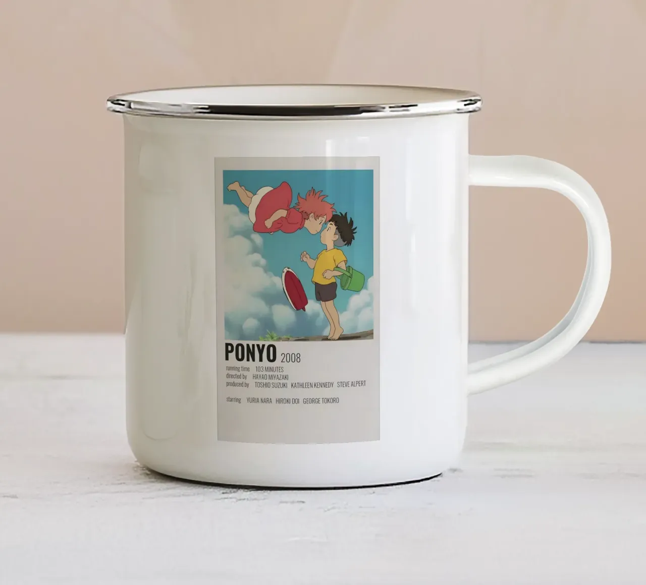 PONYO 2008 tazza in smalto da Totoya