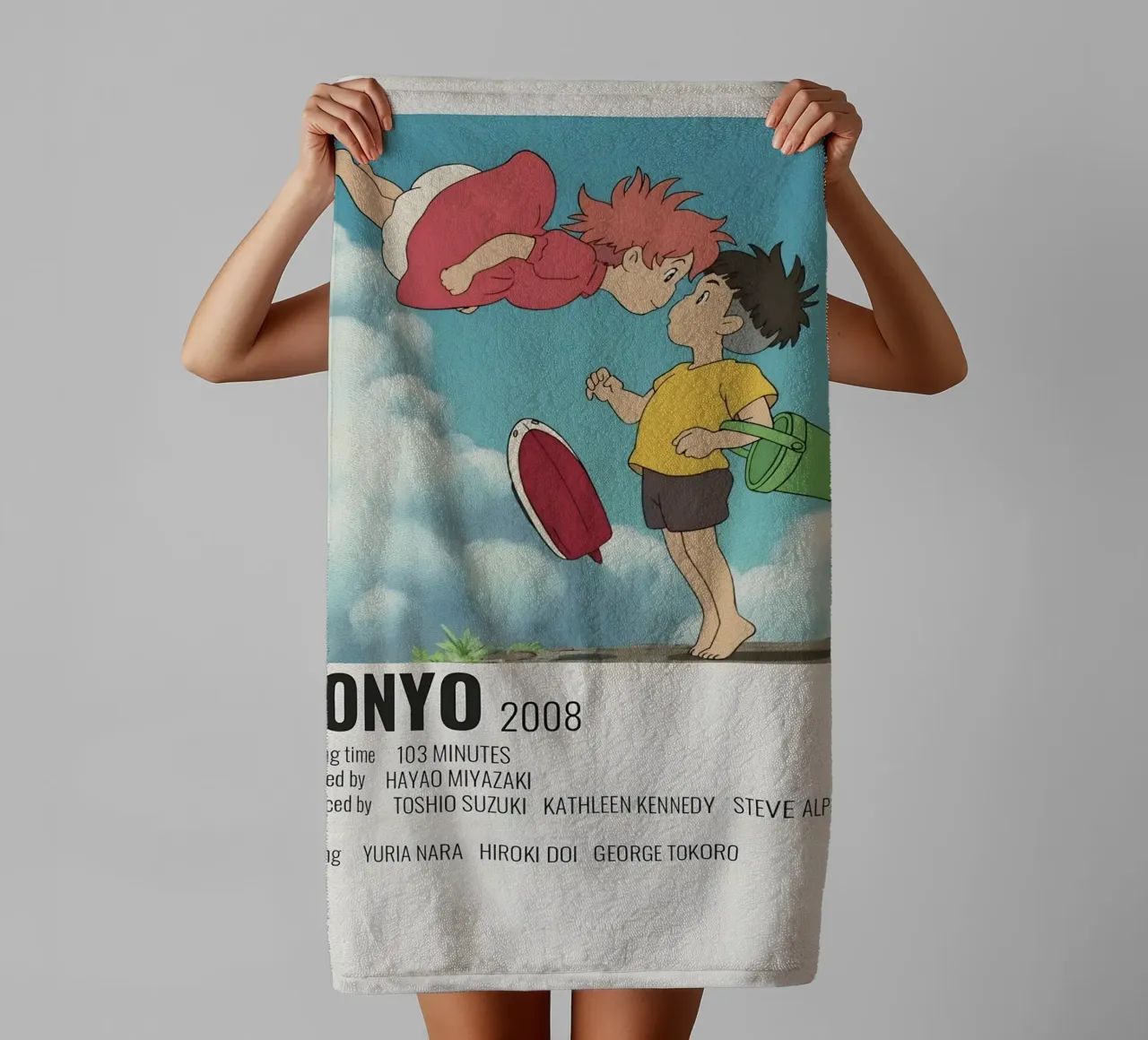 PONYO 2008 asciugamano da bagno da Totoya