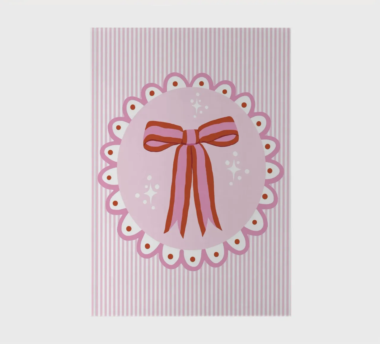 Pretty sparkling coquette ribbon in pink and red carnet de notes de Vivdesign