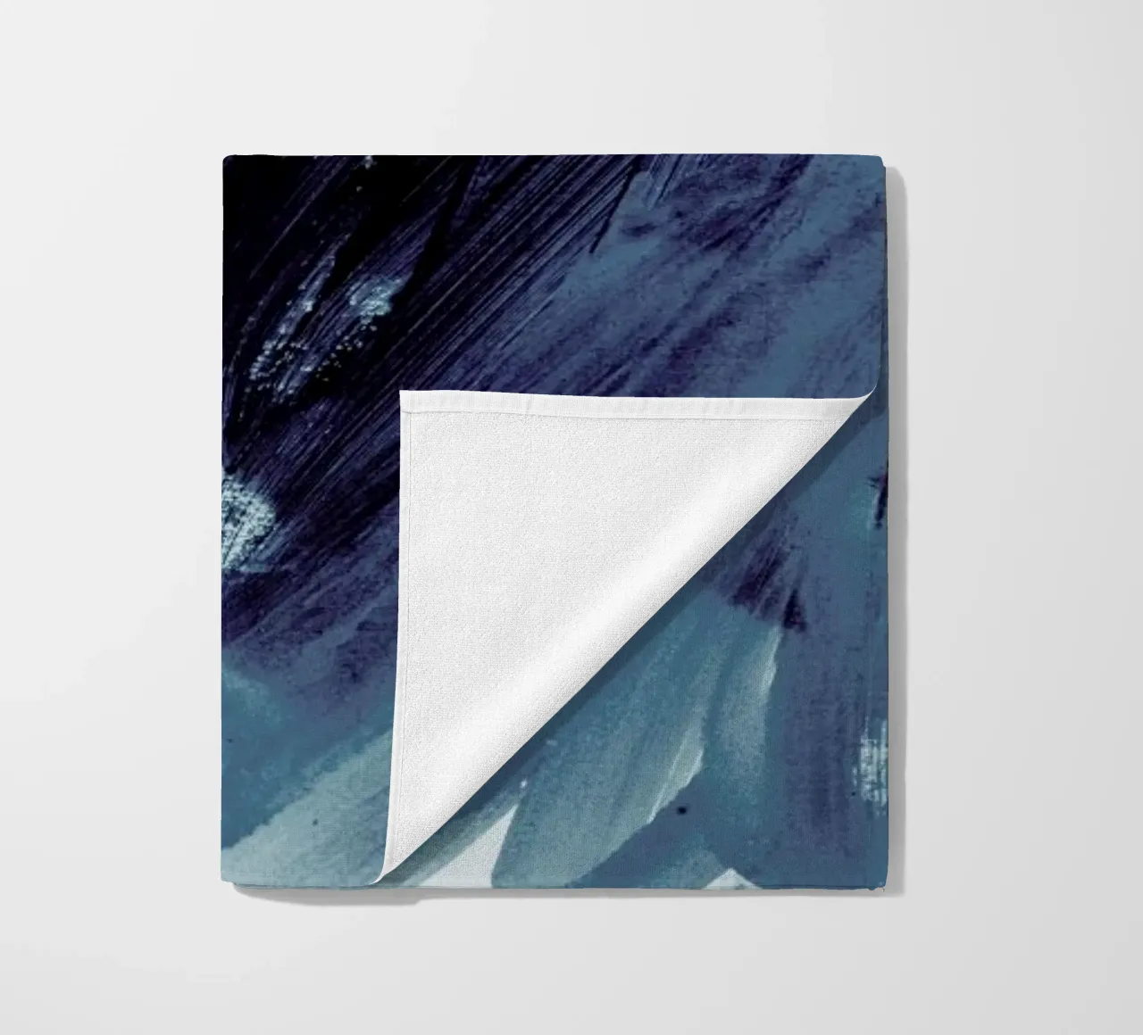 Brushstrokes 11 Bluish telo mare da IRIS LEHNHARDT FINE ART