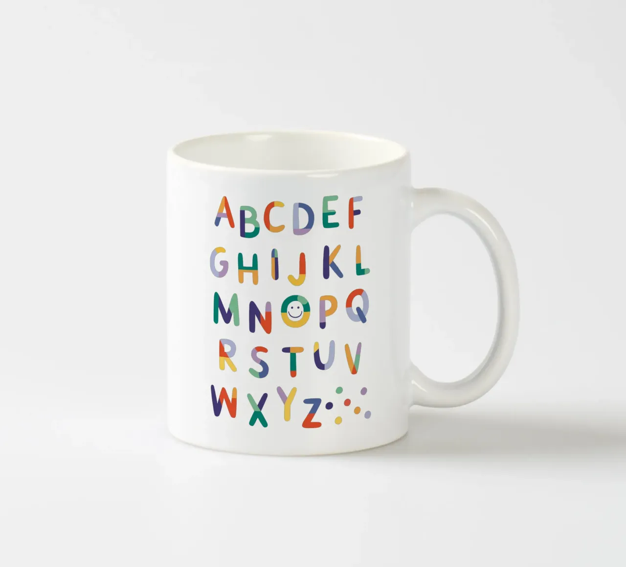 Konfetti ABC tazza in ceramica da VIERUNDFÜNFZIG