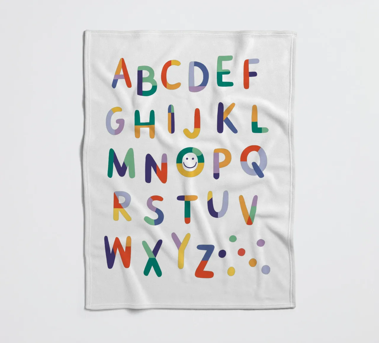 Konfetti ABC coperta in pile da VIERUNDFÜNFZIG