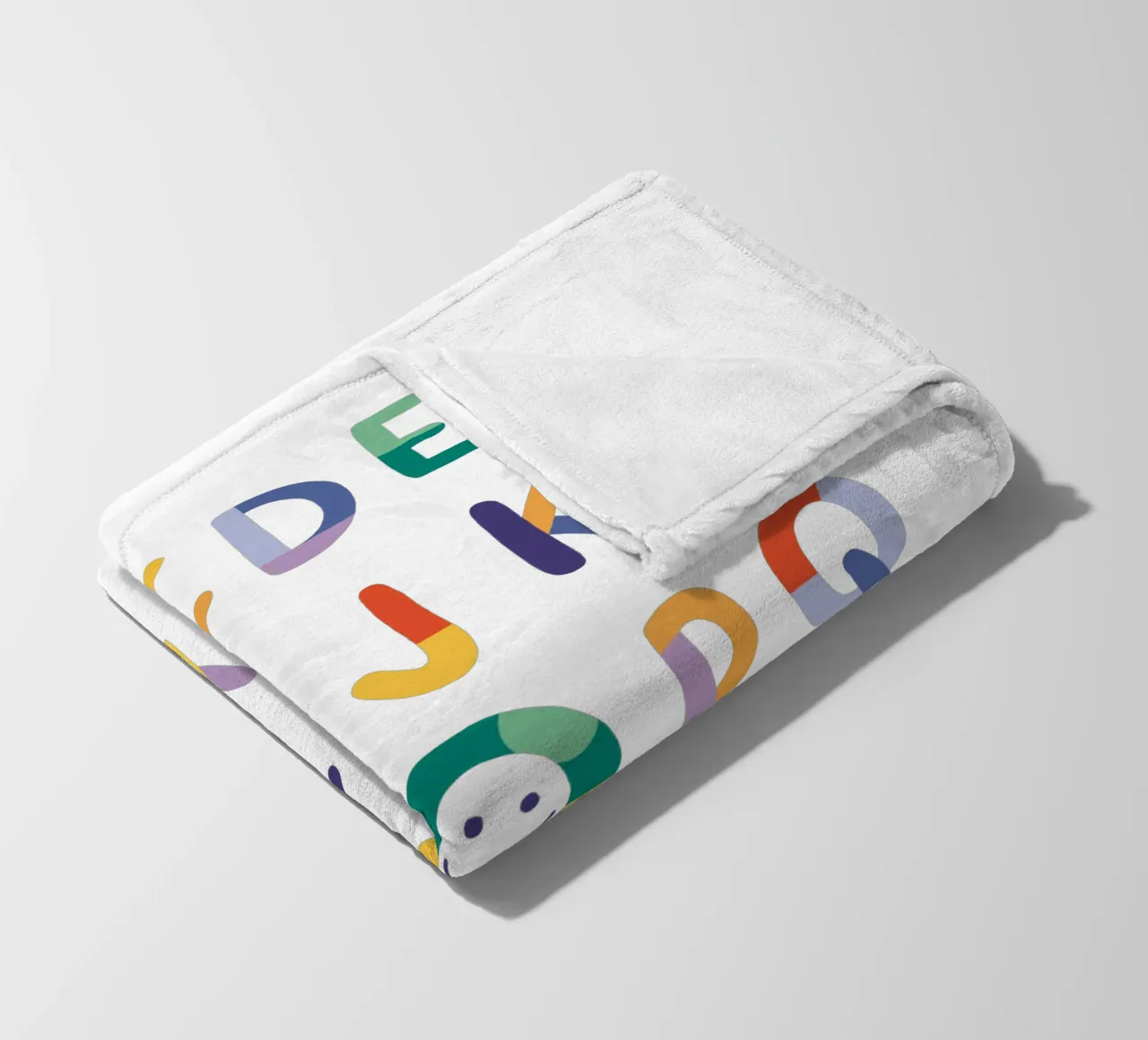 Konfetti ABC coperta in pile da VIERUNDFÜNFZIG