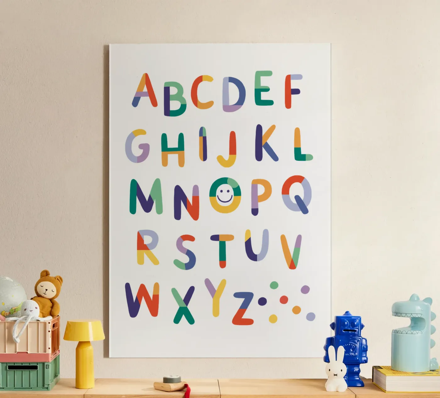 Konfetti ABC plexiglass da VIERUNDFÜNFZIG