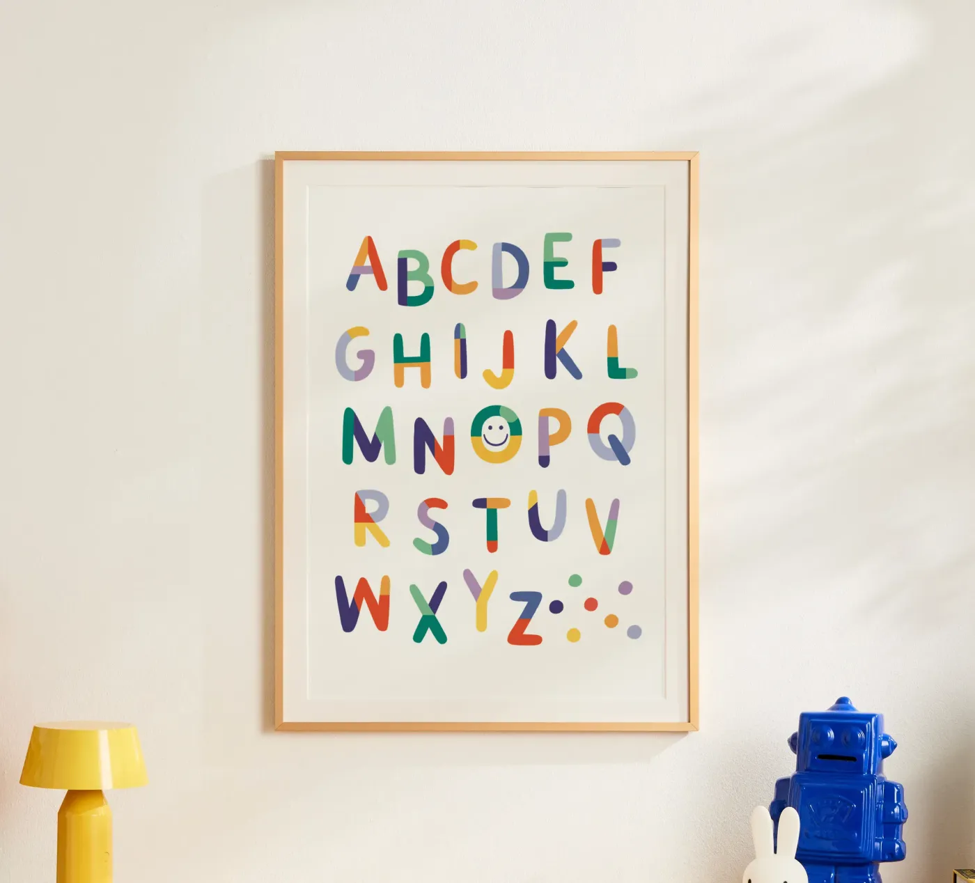 Konfetti ABC poster da VIERUNDFÜNFZIG