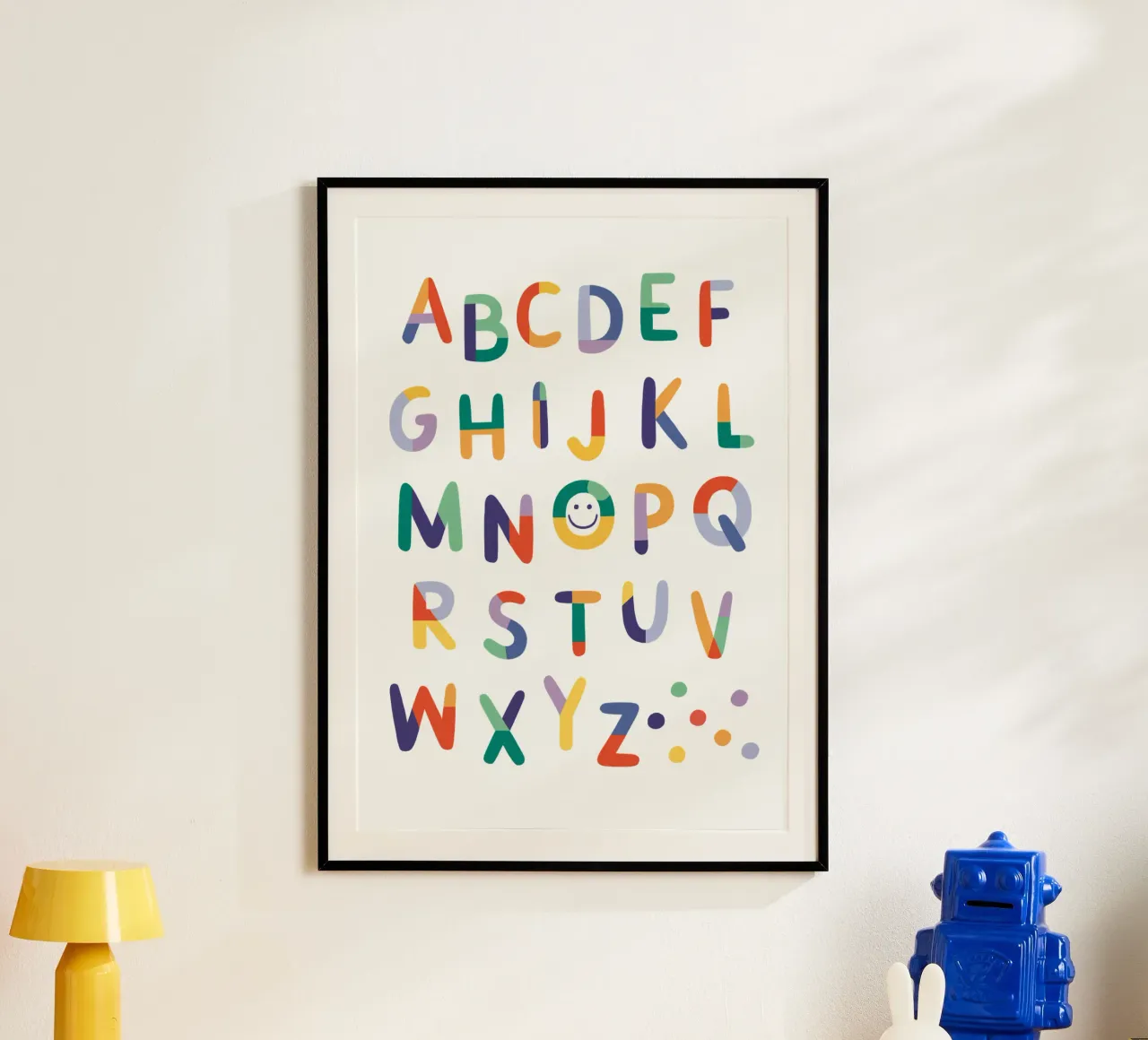 Konfetti ABC poster da VIERUNDFÜNFZIG