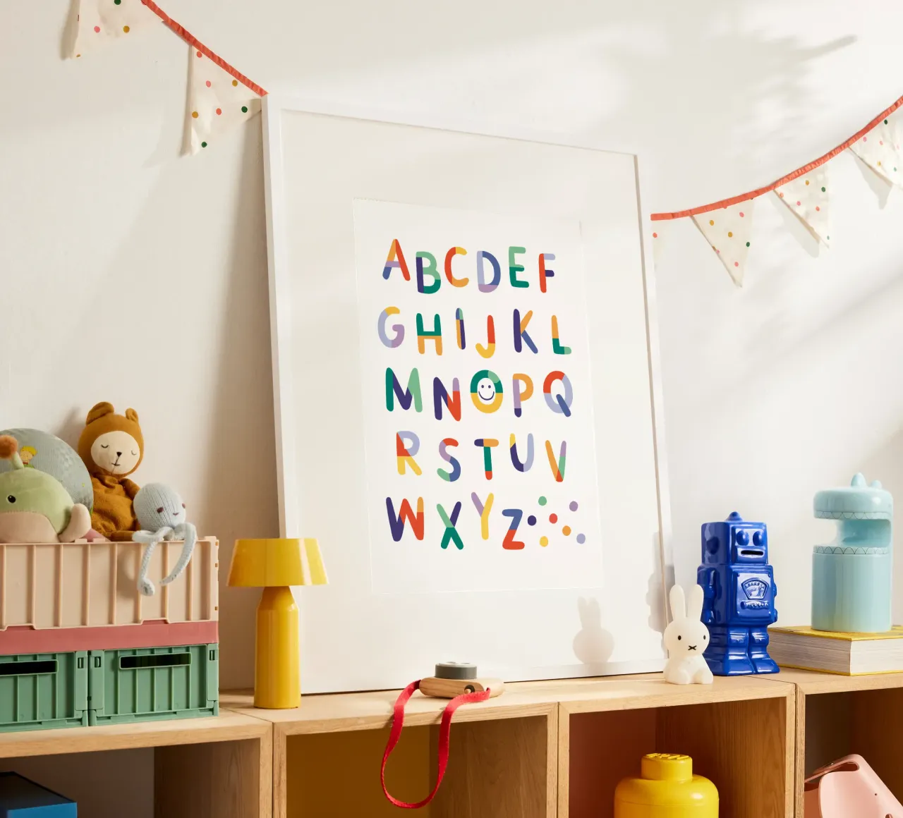 Konfetti ABC poster da VIERUNDFÜNFZIG