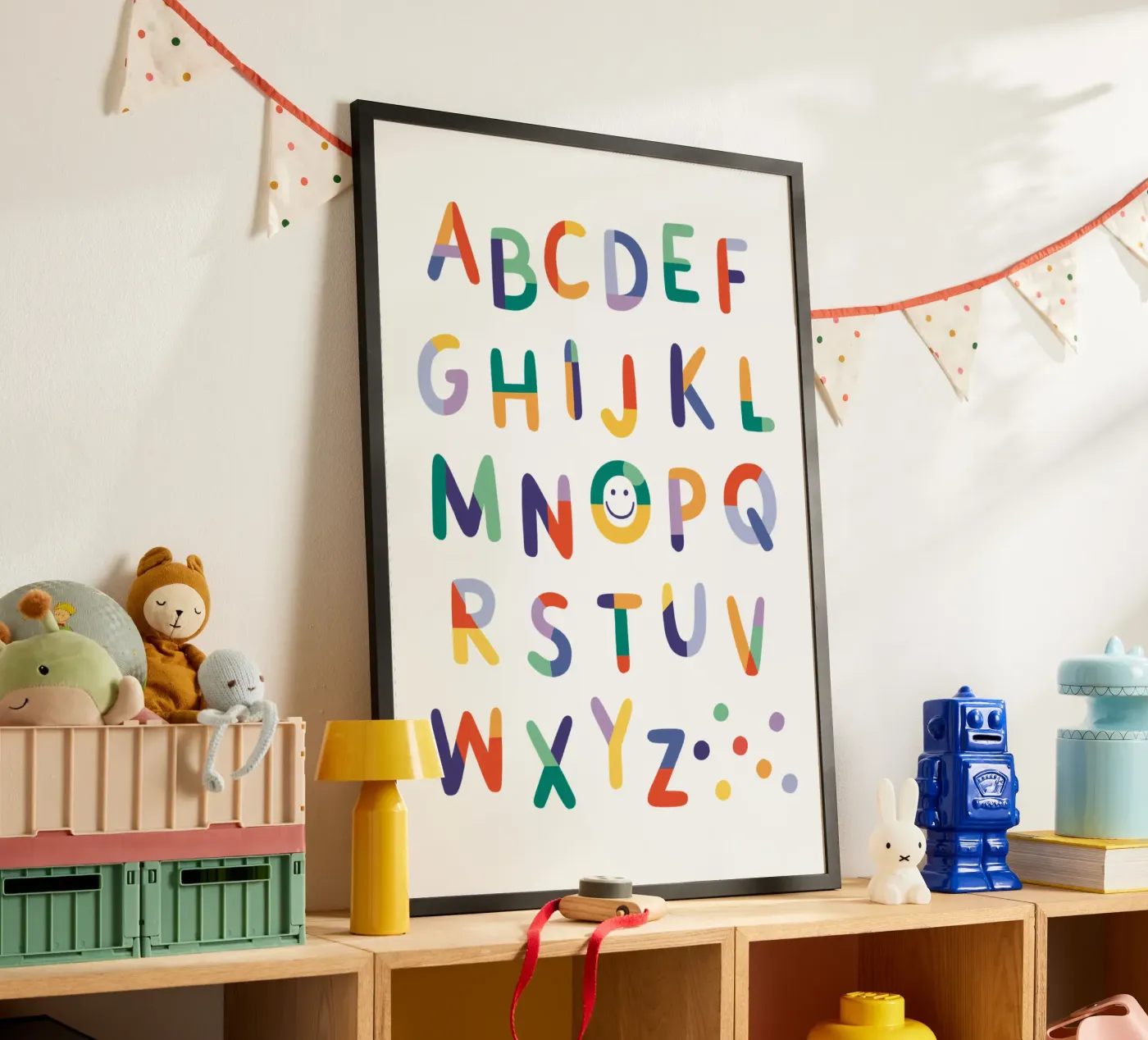 Konfetti ABC poster da VIERUNDFÜNFZIG