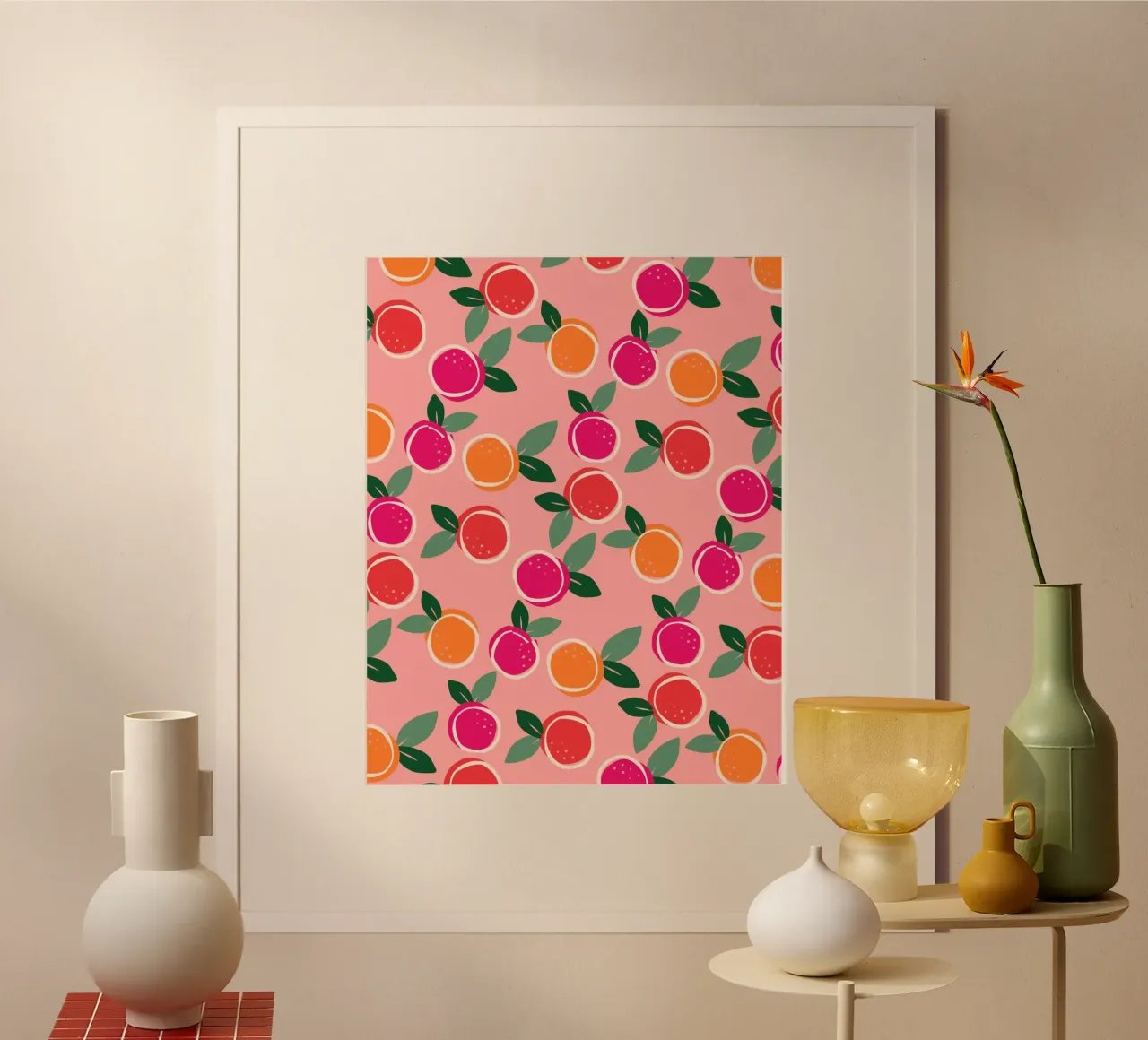 Zonsondergang Citrus Symfonie poster van Kintsugi99