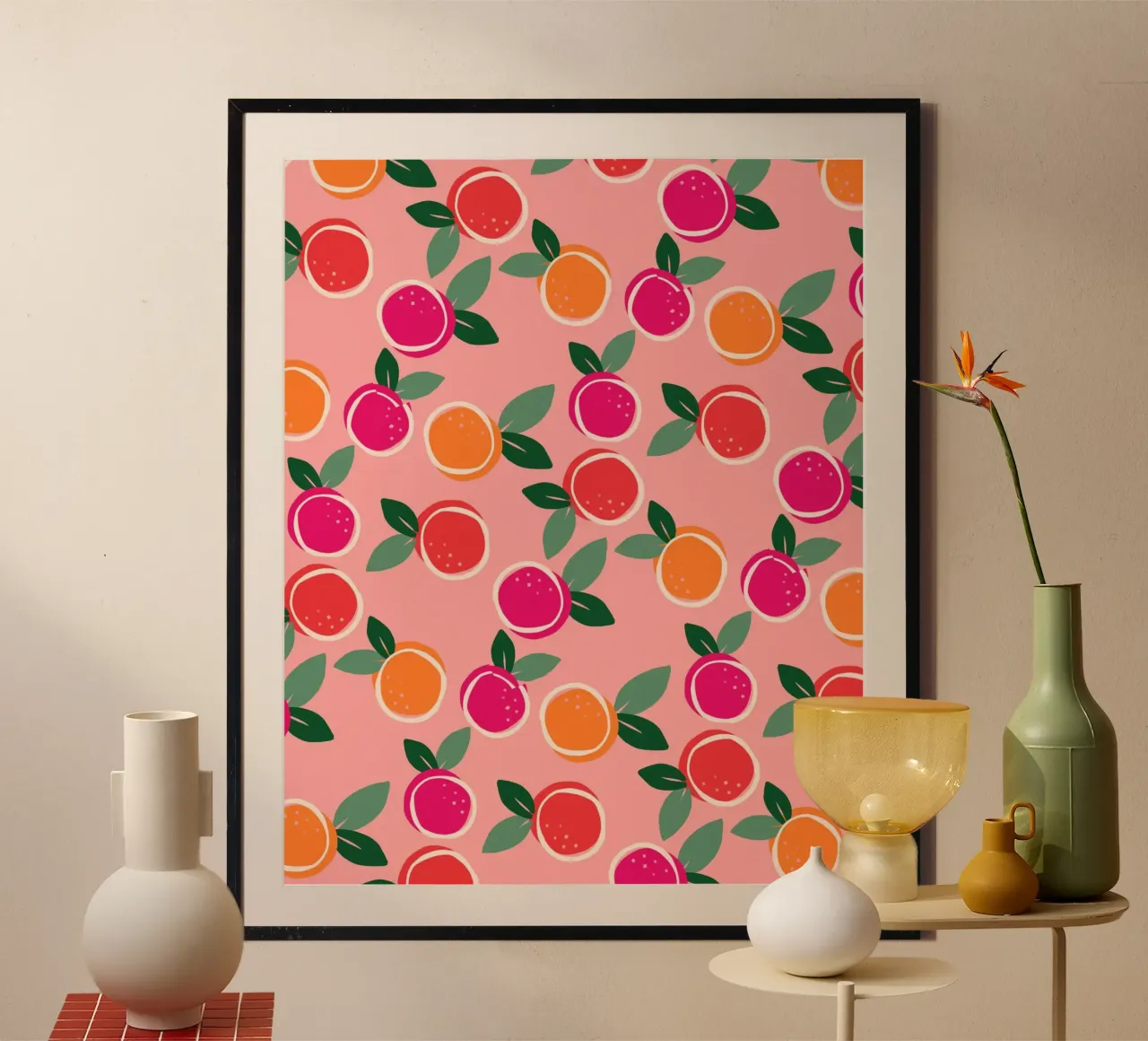 Zonsondergang Citrus Symfonie poster van Kintsugi99