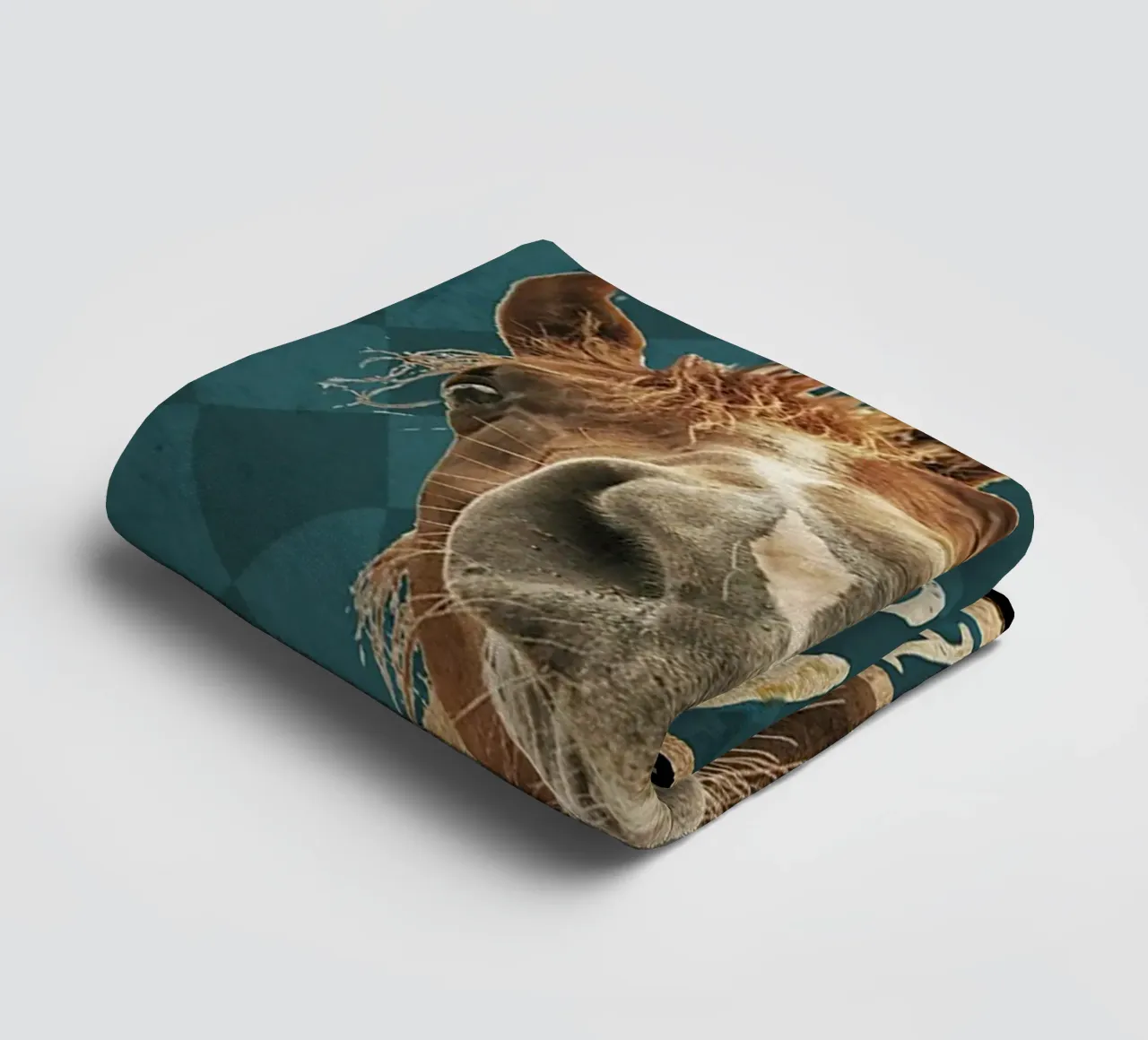 cavallo ciao guance dolci siediti asciugamano da bagno da Aaronshop