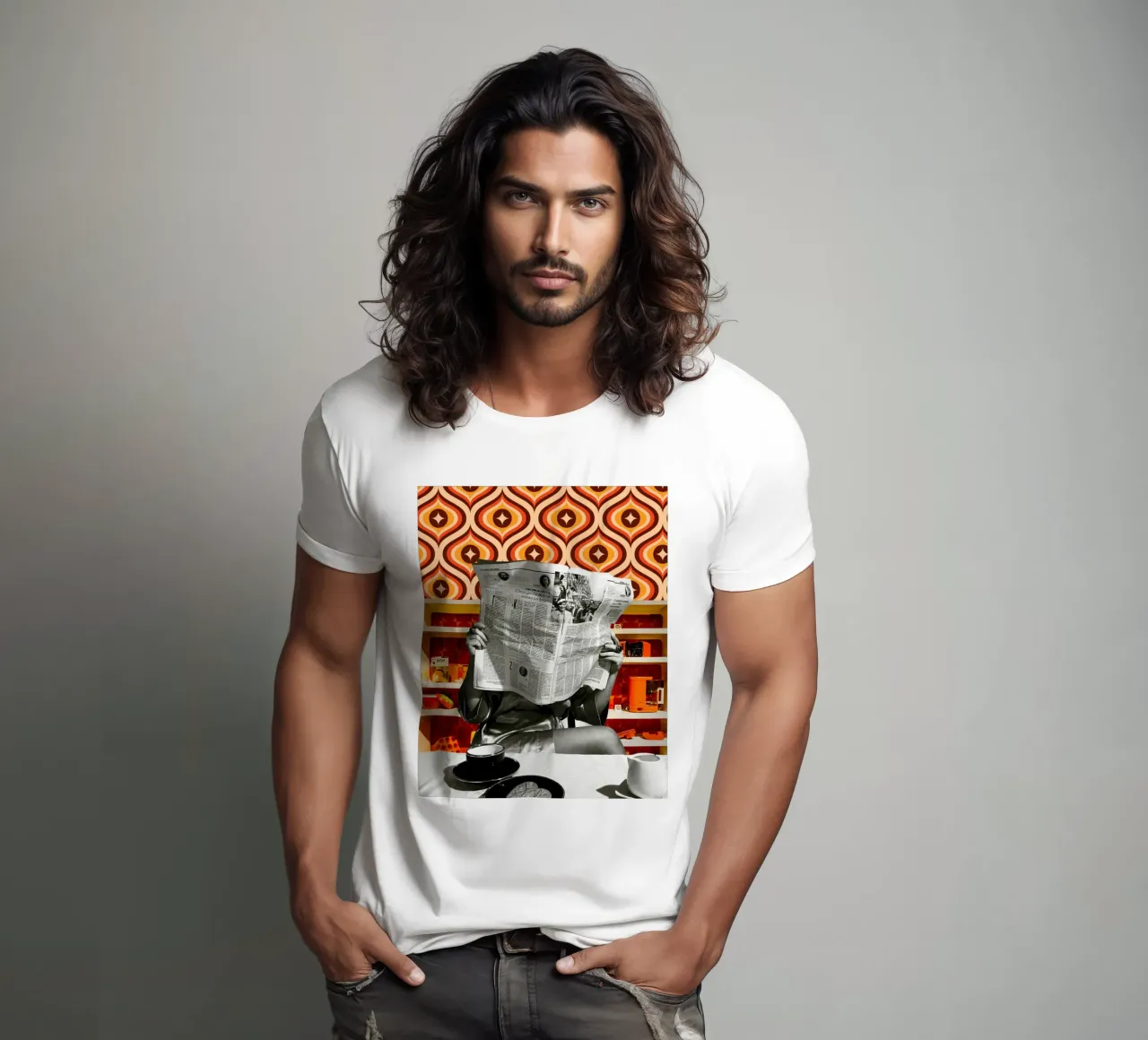 Good Morning – Vibe rétro & caféine t-shirt da luciette plastique
