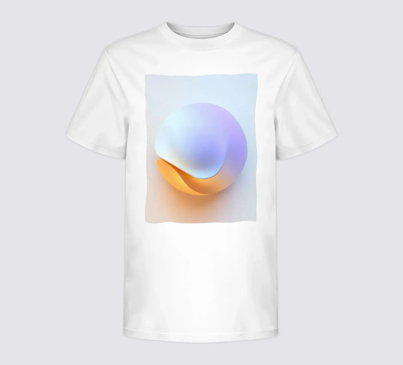Abstract circular shape with smooth gradient colors kids t-shirt by DesignDoodle