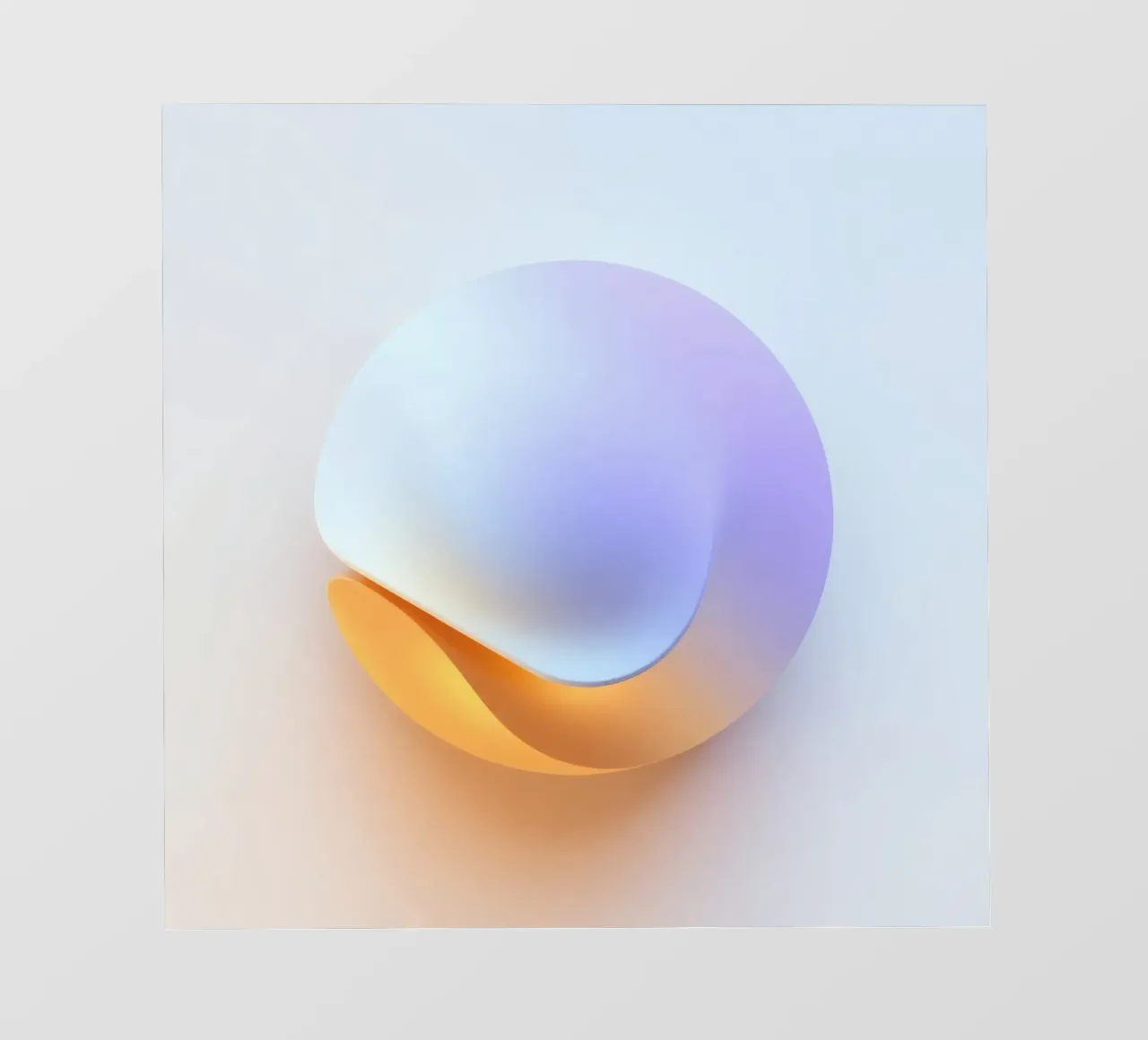 Abstract circular shape with smooth gradient colors pvc cover by DesignDoodle