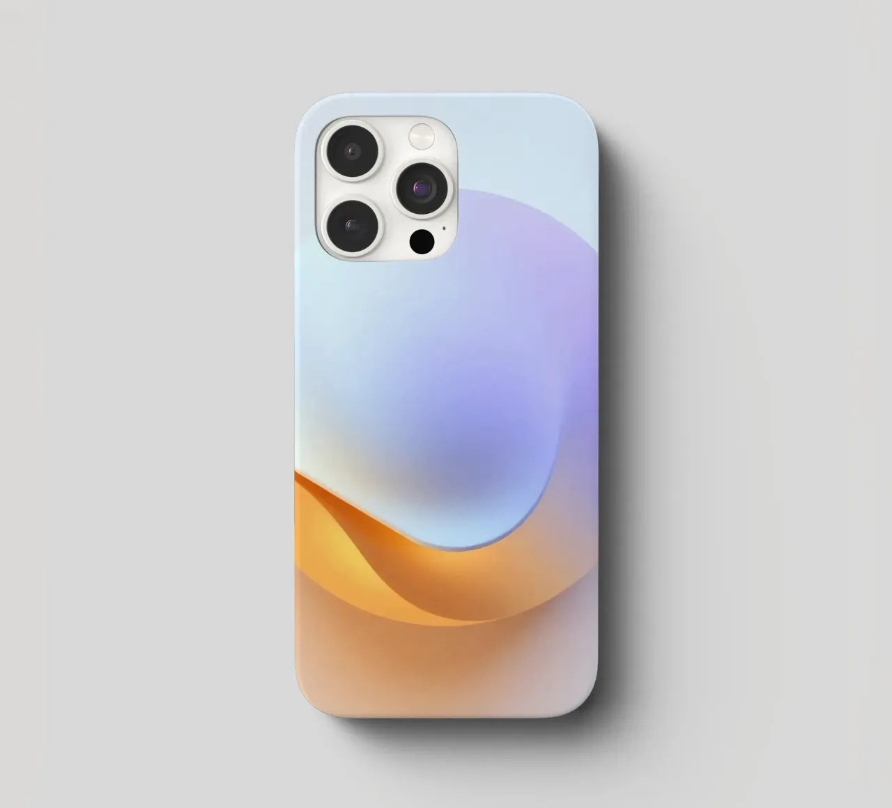 Abstract circular shape with smooth gradient colors iphone case by DesignDoodle