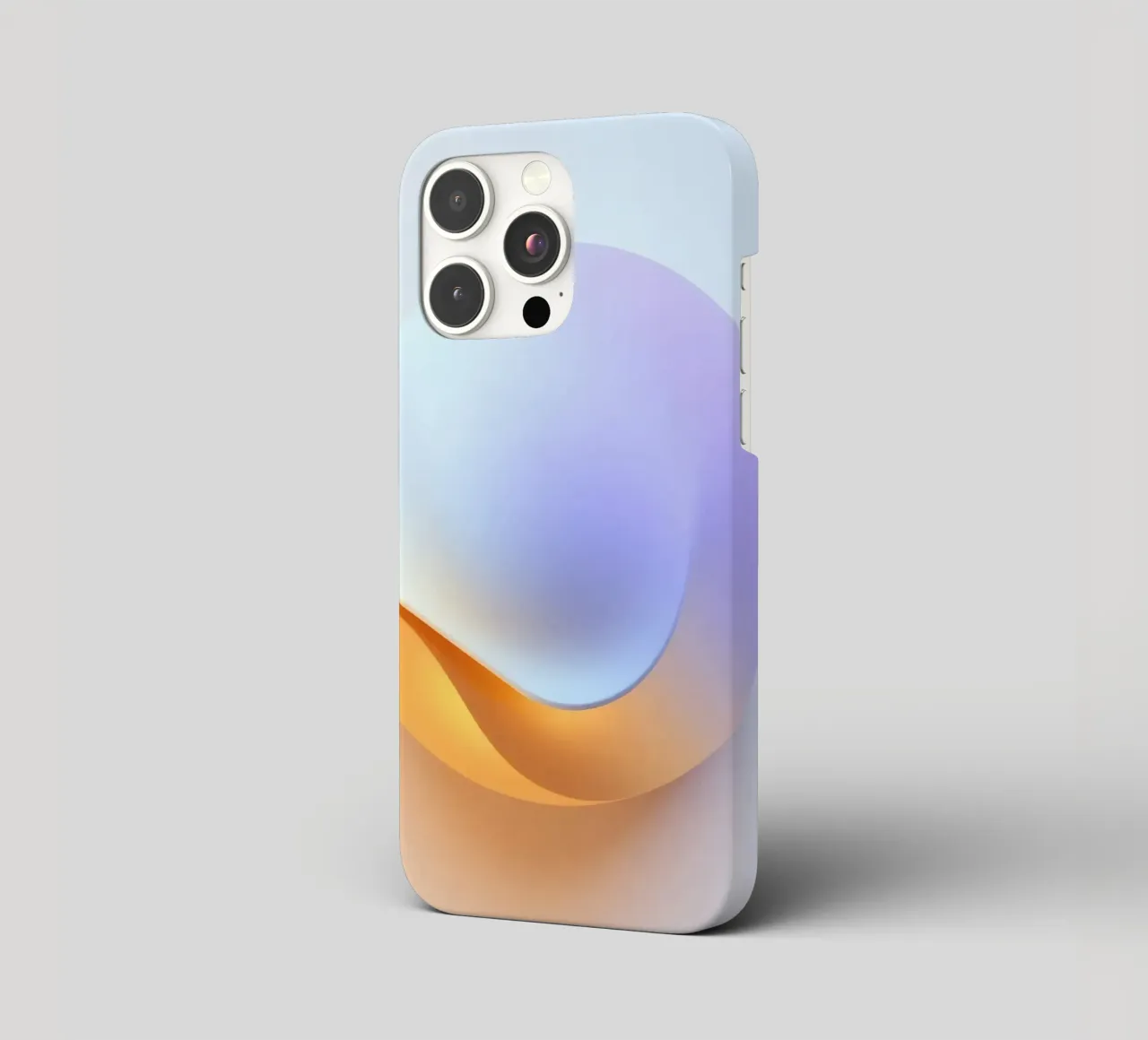 Abstract circular shape with smooth gradient colors iphone case by DesignDoodle