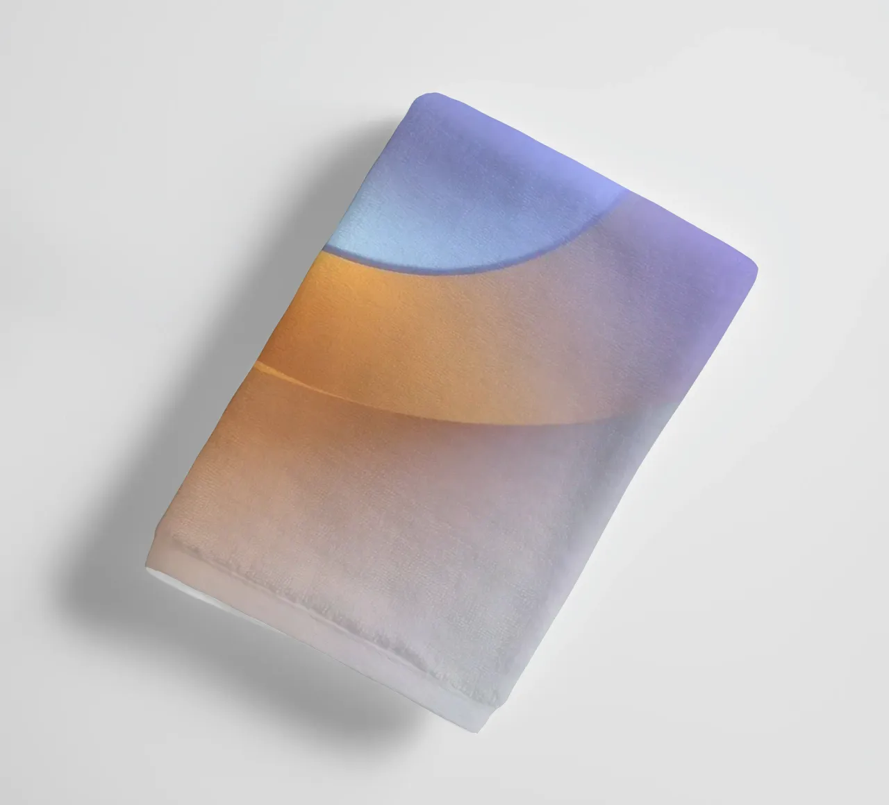 Abstract circular shape with smooth gradient colors towel by DesignDoodle