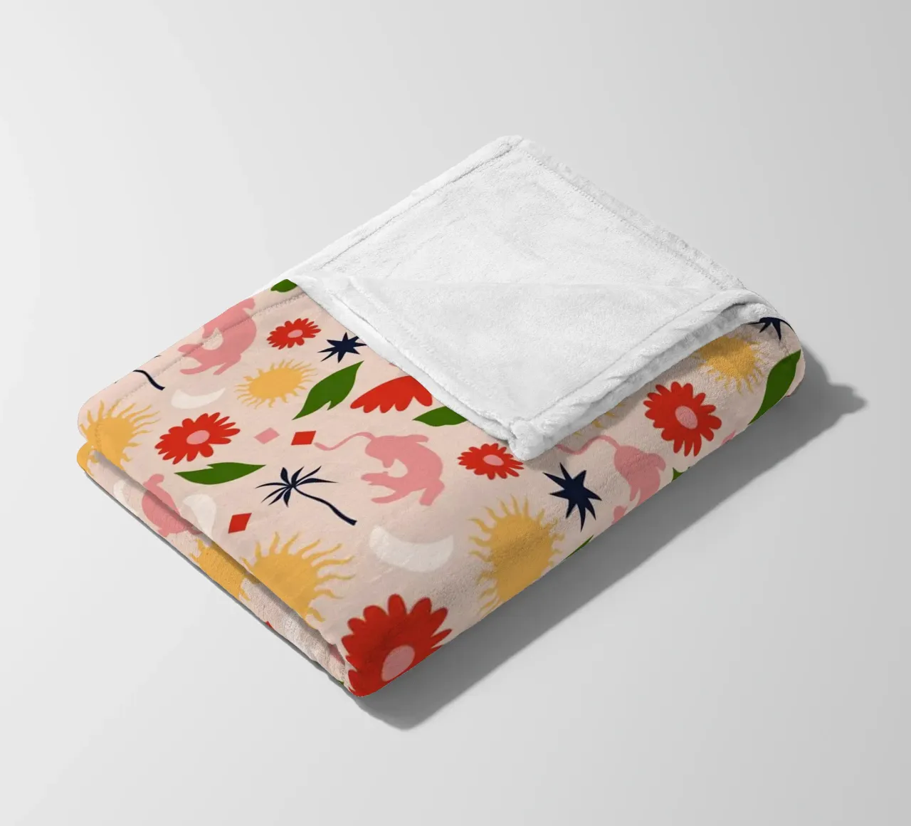 Celestial Jungle fleece blanket by Kintsugi99