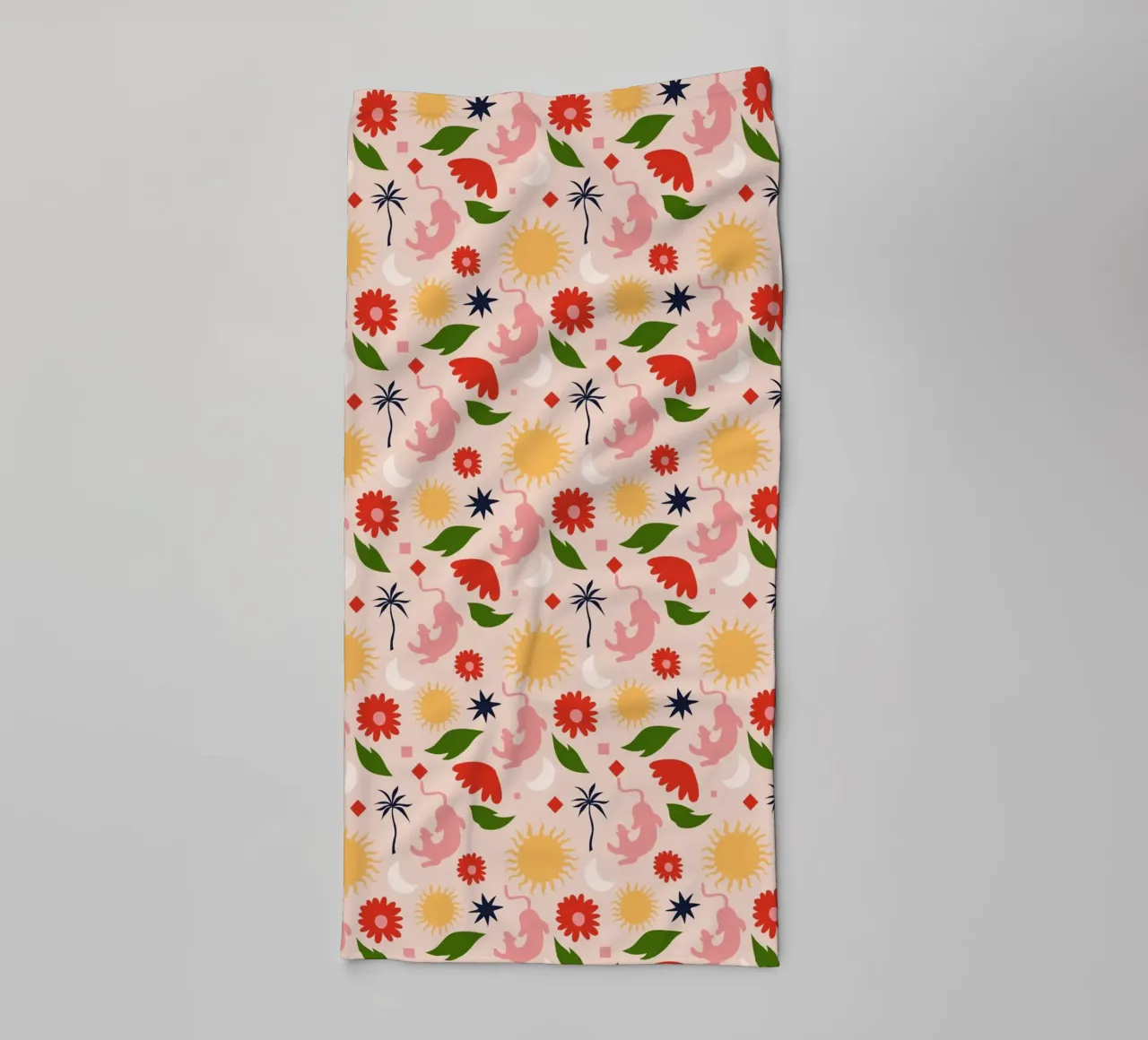 Celestial Jungle towel by Kintsugi99