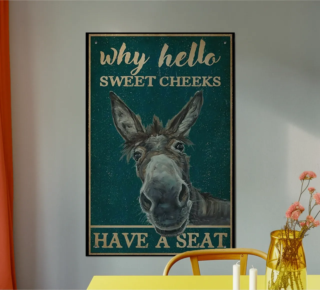 Süßes Bäckchen Esel Poster von Aaronshop