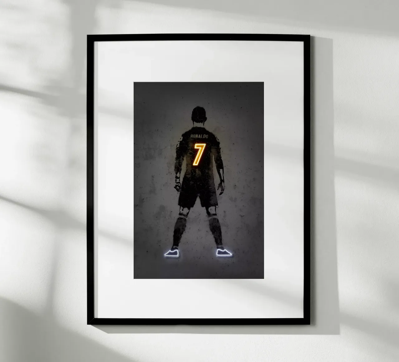 Cristiano poster con telaio in legno da Octavian