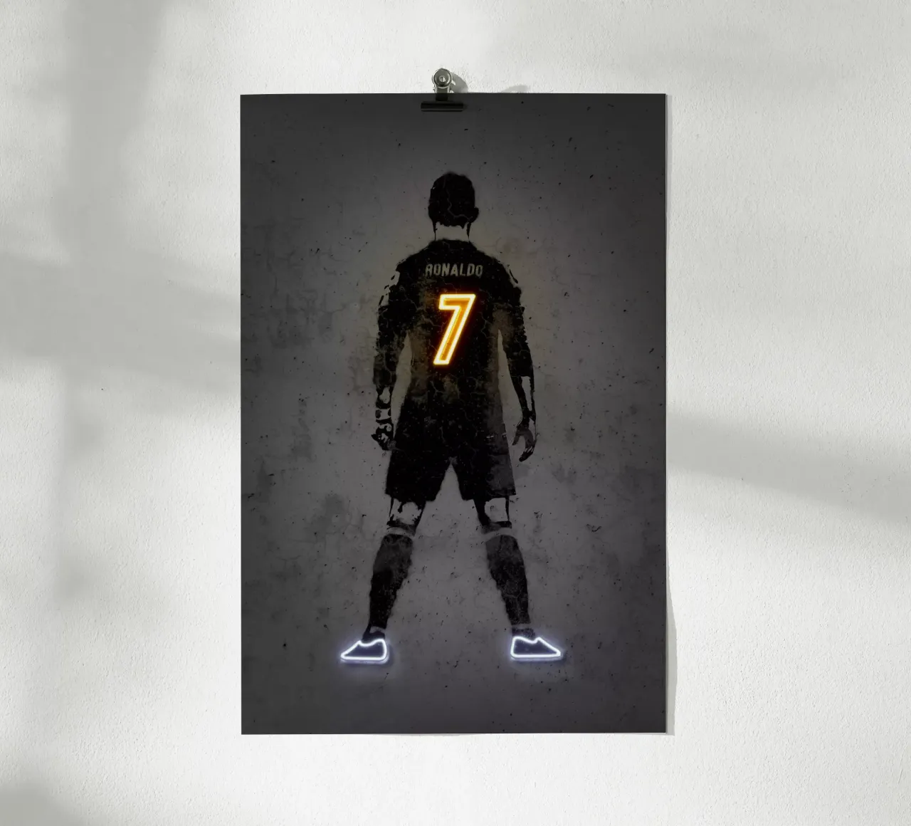 Cristiano poster con telaio in legno da Octavian