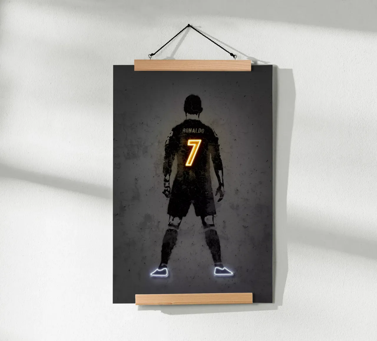 Cristiano poster con telaio in legno da Octavian