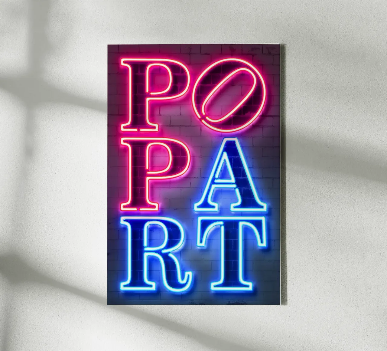 Pop Art canvas met Baklijst van Octavian