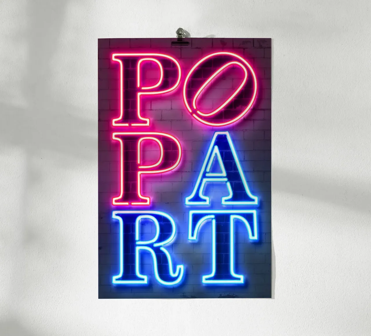 Pop Art poster con telaio in alluminio da Octavian