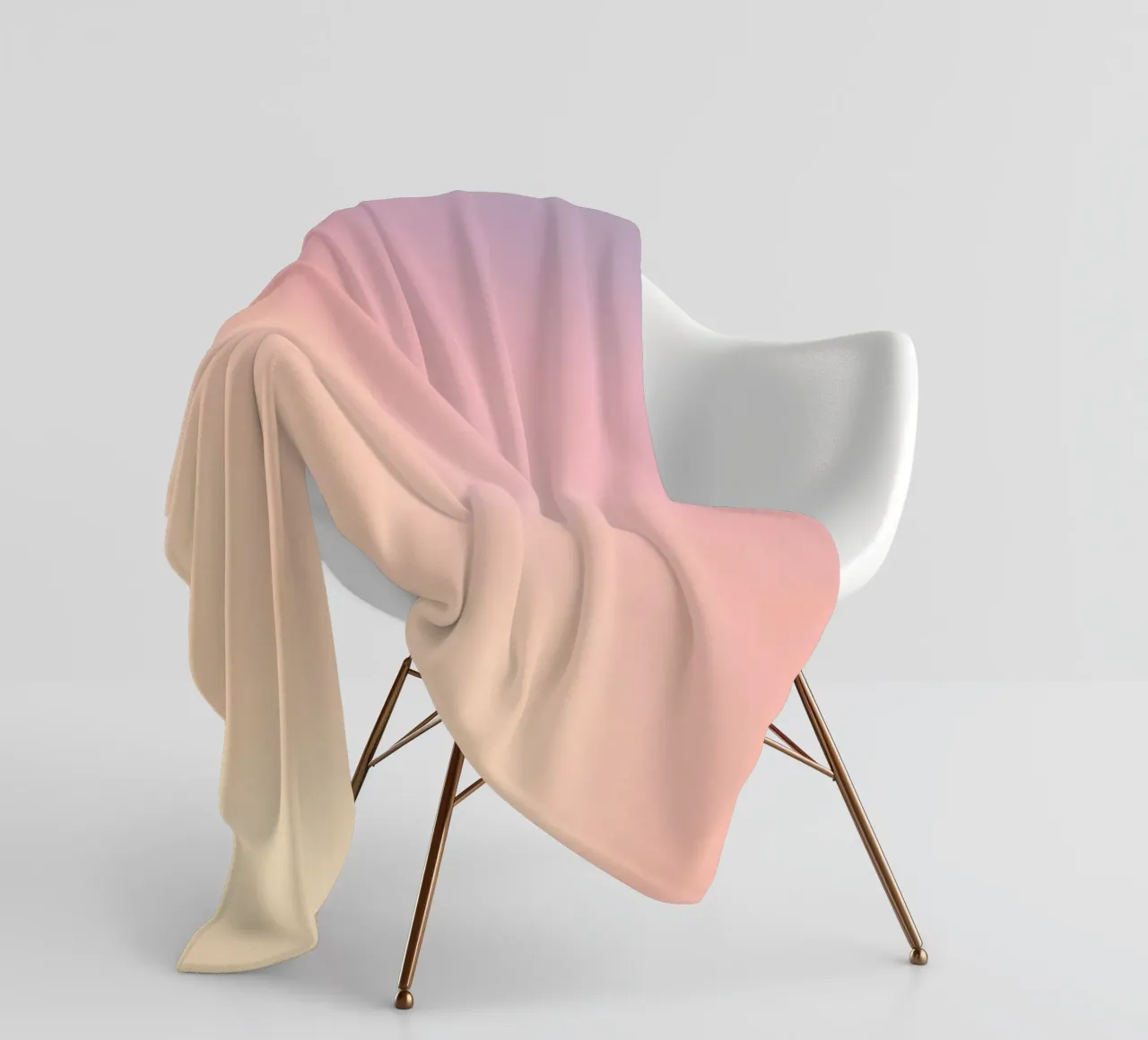 Soft pastel colors blend to create a calm background fleece blanket by DesignDoodle