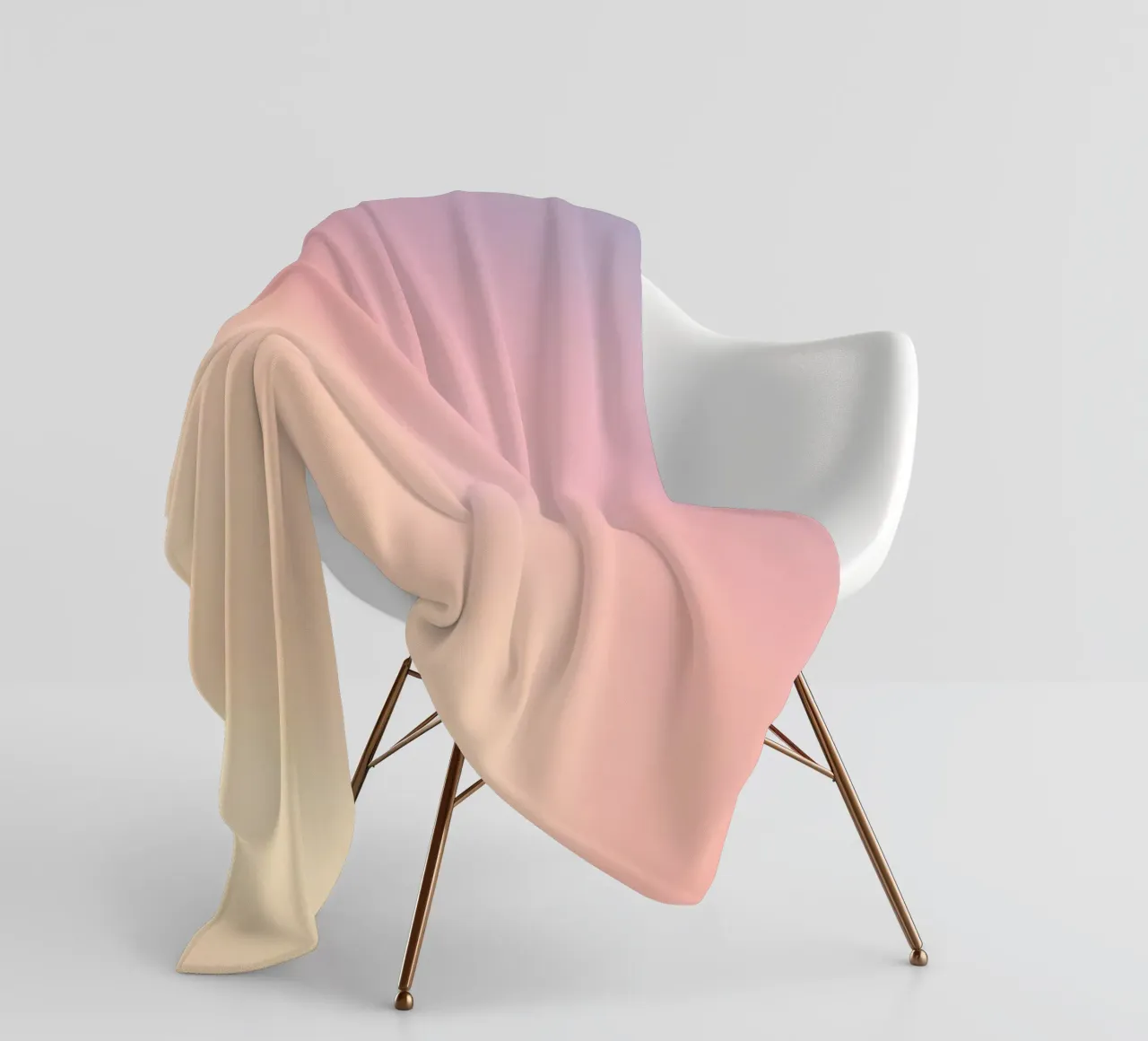 Soft pastel colors blend to create a calm background fleece blanket by DesignDoodle